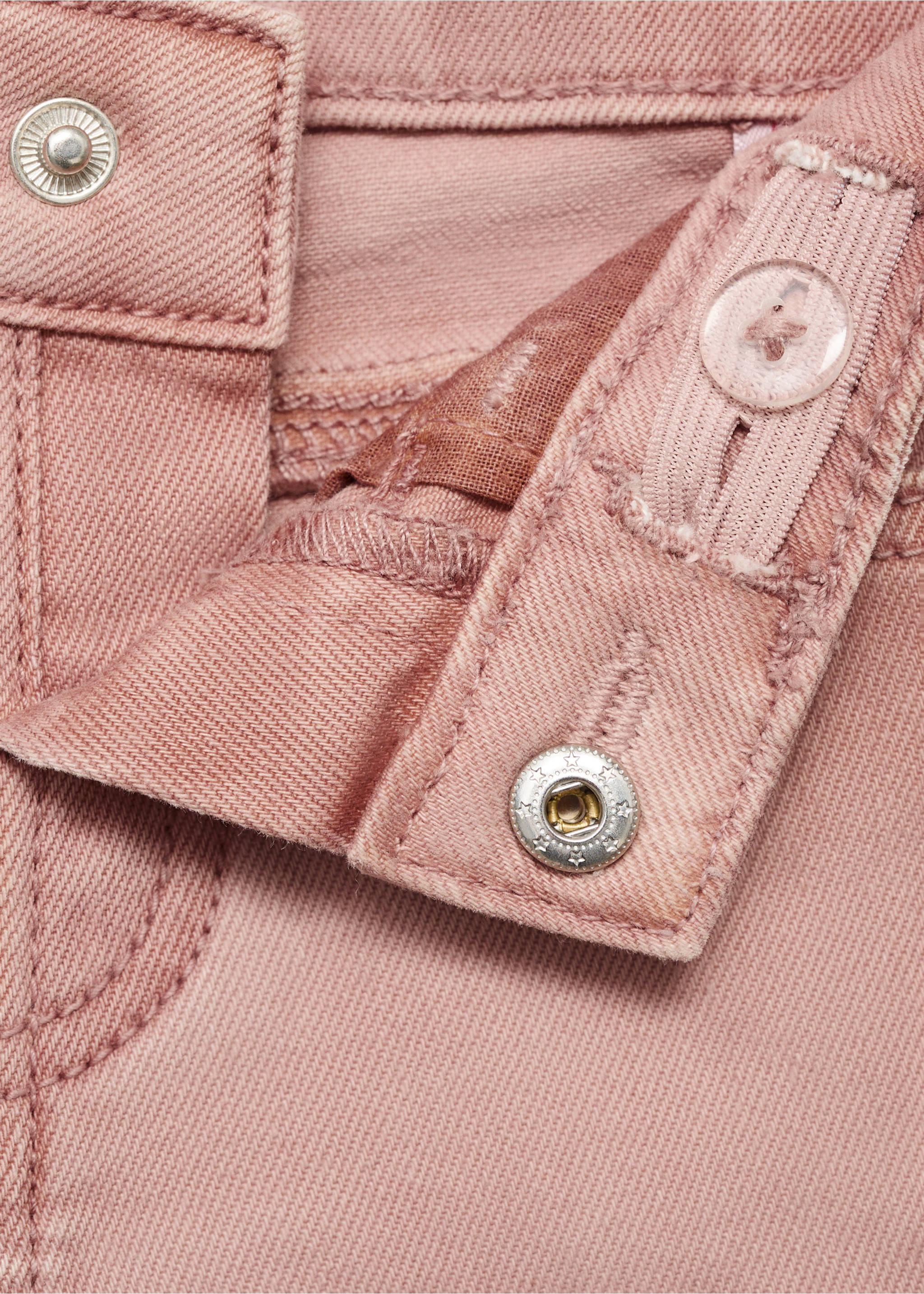 Skinny-fit jeans - Details of the article 0, Pale Pink. Ref: 17012034-00.