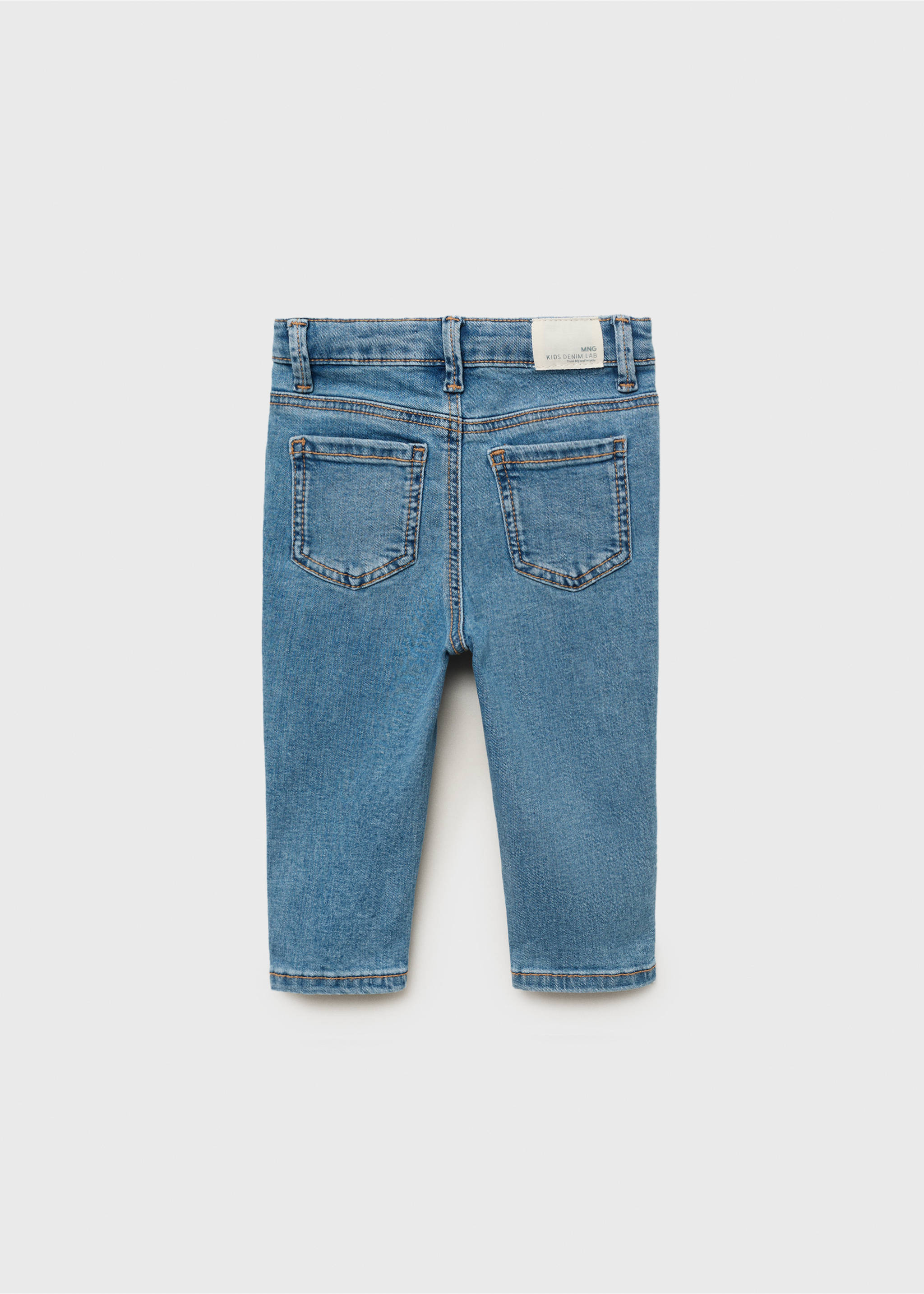 Skinny-fit jeans - Reverse of the article, Medium Blue. Ref: 17012034-00.