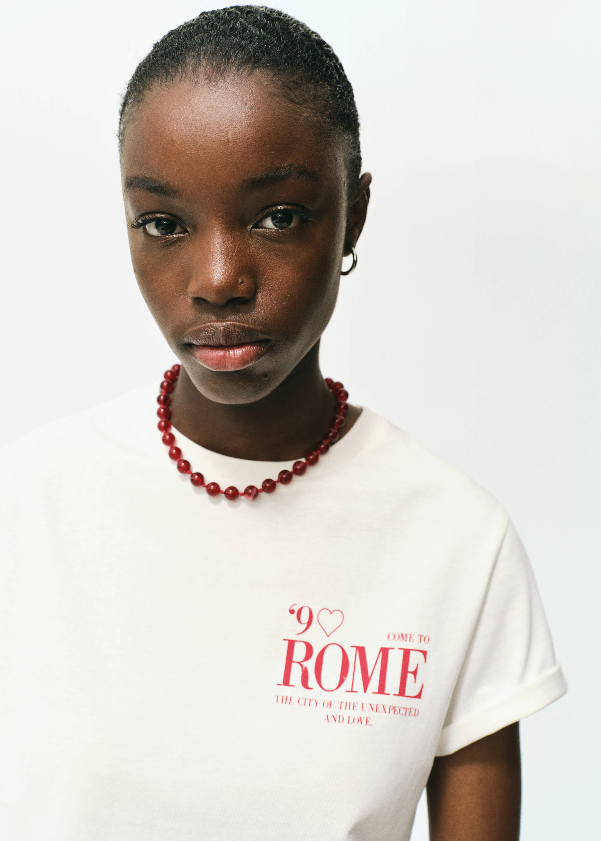 Kortärmad tryckt t-shirt - Detaljer om artikeln 1