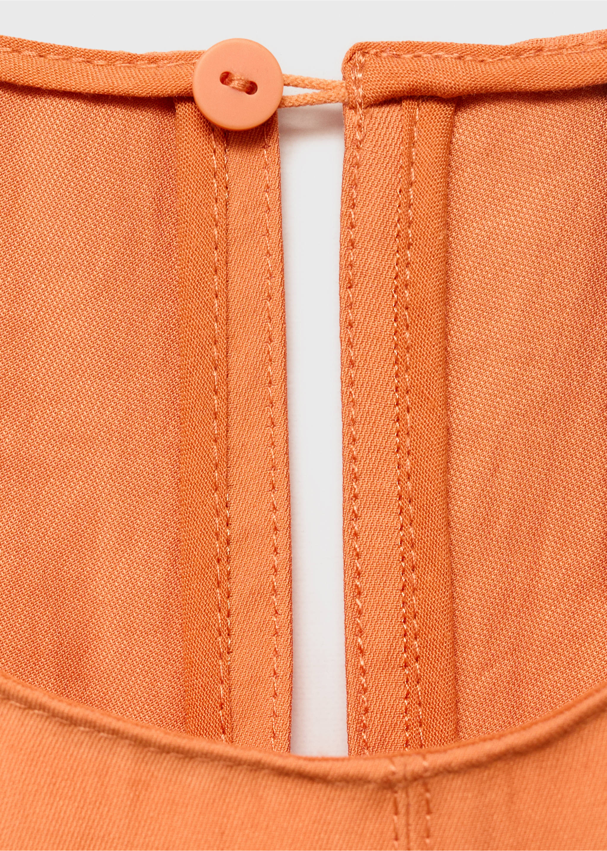 Flared midi-dress - Details of the article 0, Salmon. Ref: 17012537-00.