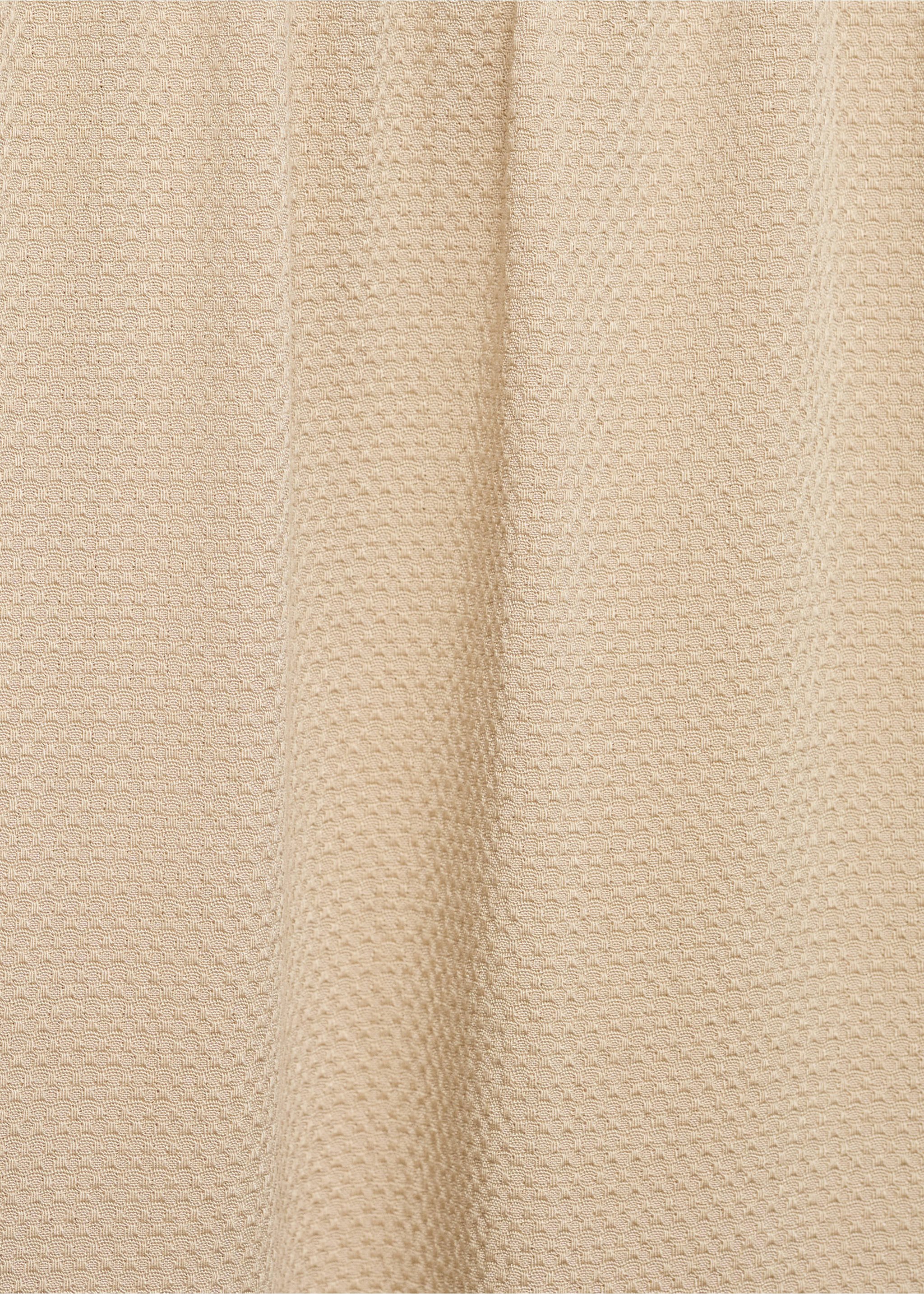 Pantalón recto cintura elástica - Detalle del artículo 0, Beige. Ref: 17012538-00.