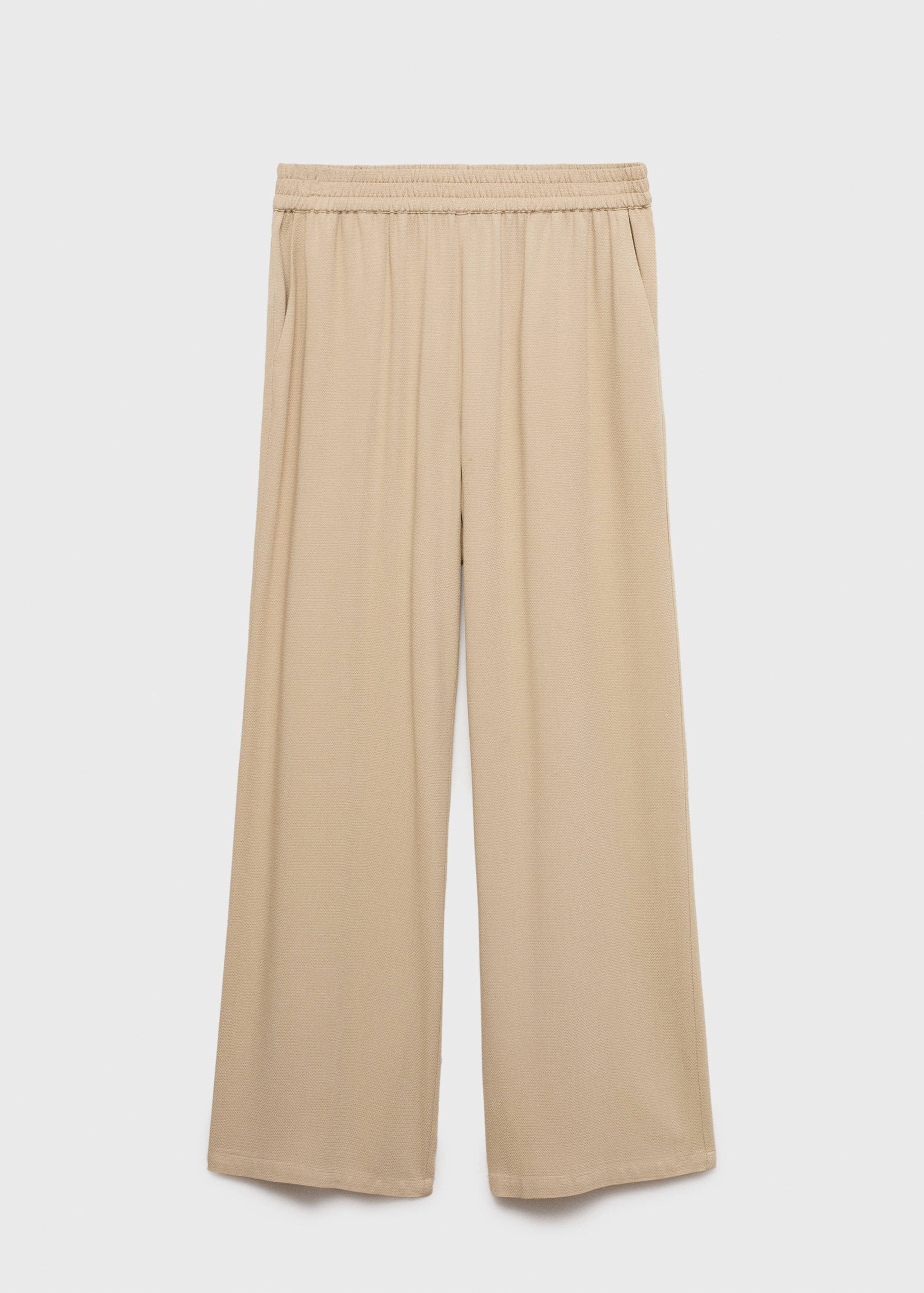 Pantalón recto cintura elástica - Artículo sin modelo