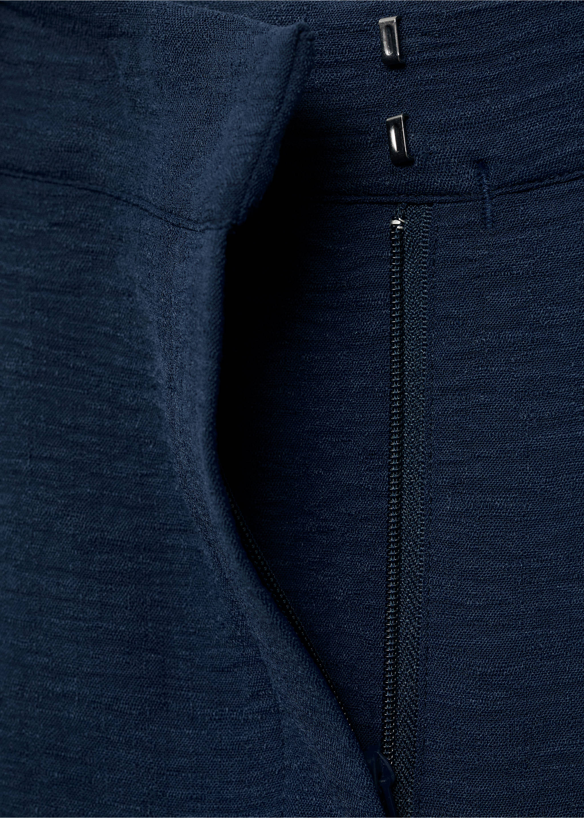 Pantalón recto pinzas - Detalle del artículo 0, Azul marino. Ref: 17012540-00.