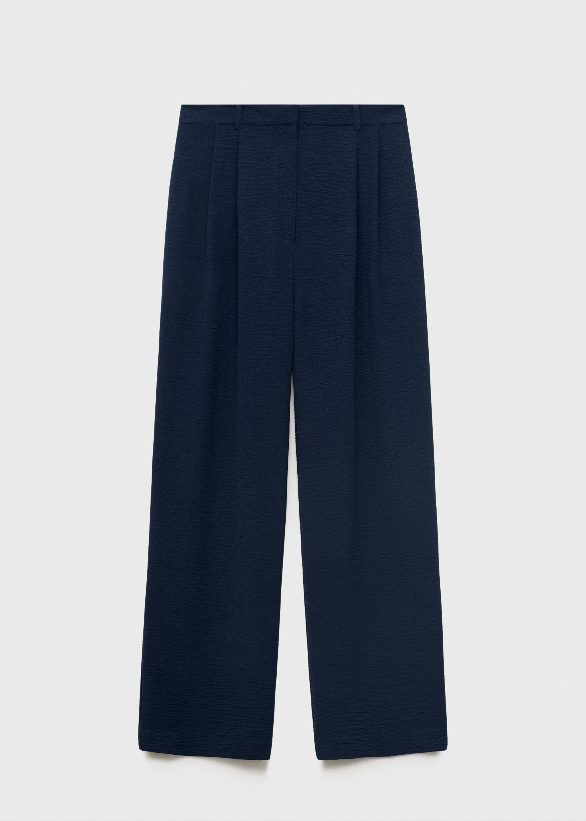 Pantalón recto pinzas - Artículo sin modelo, Azul marino. Ref: 17012540-00.