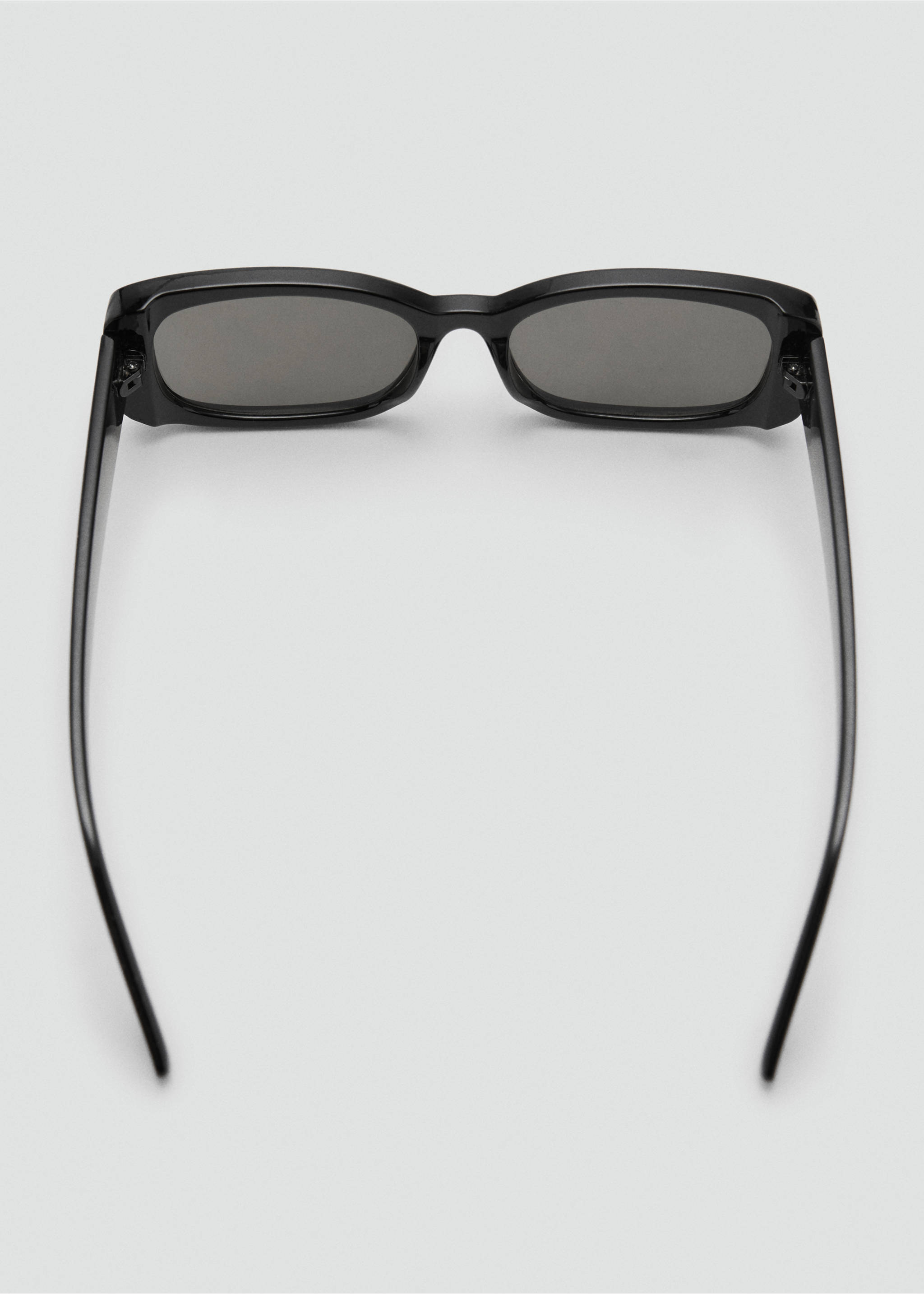 Rectangular-frame sunglasses - Details of the article 1, Black. Ref: 17012542-00.