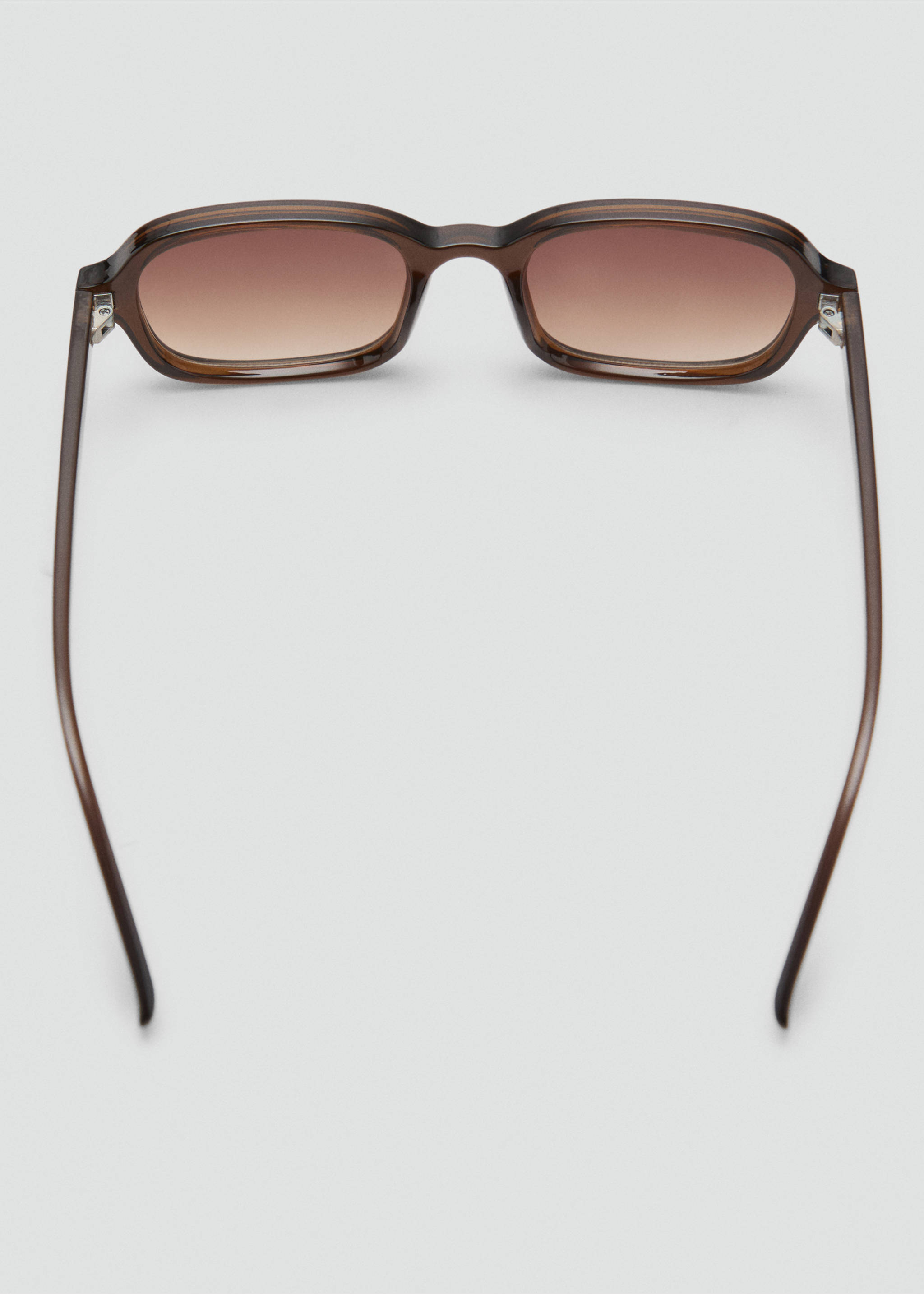 Lunettes de soleil monture rectangulaire - Détail de l'article 1, Marron. Ref: 17012543-00.