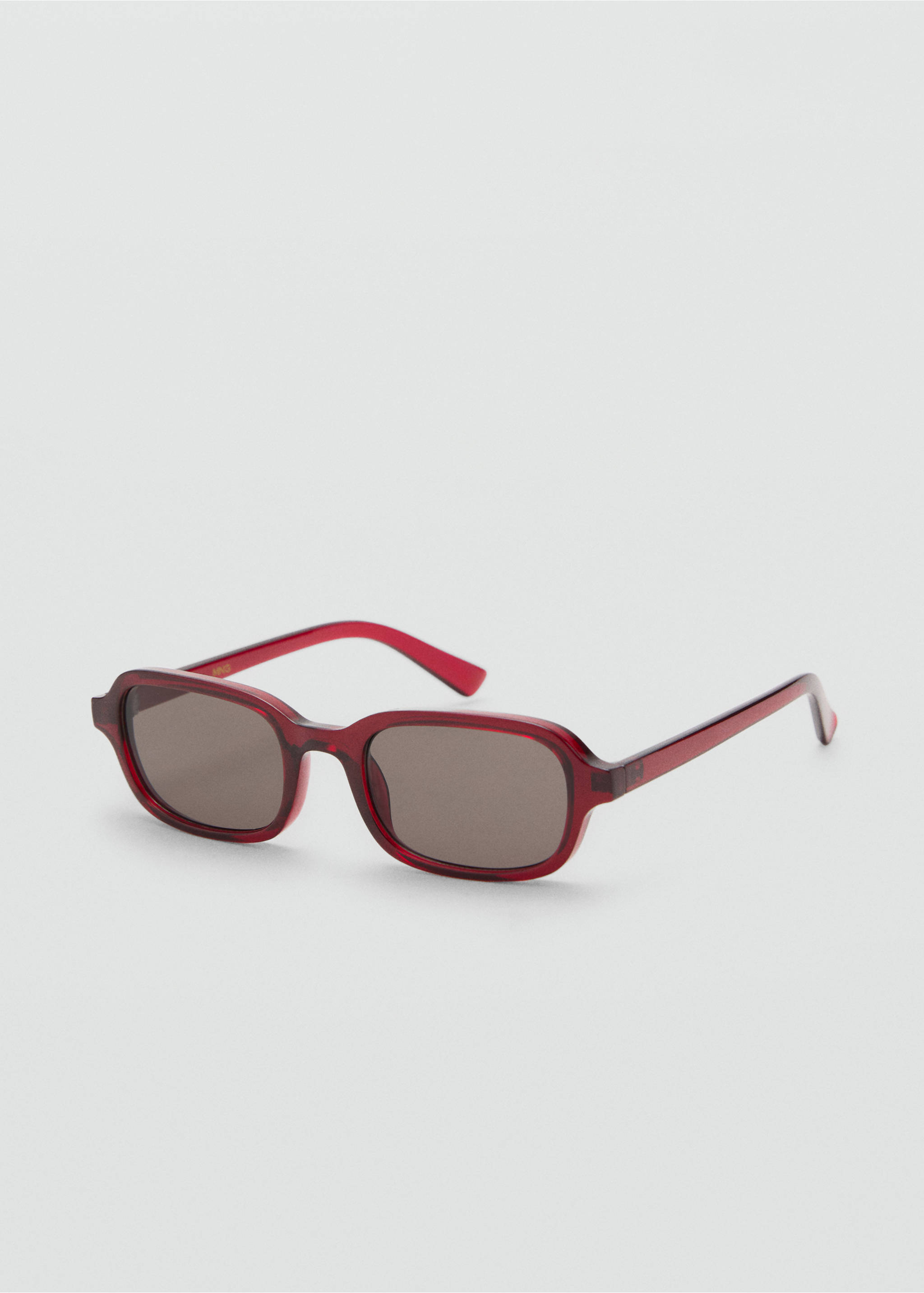 Rectangular-frame sunglasses - Medium plane, Red. Ref: 17012543-00.