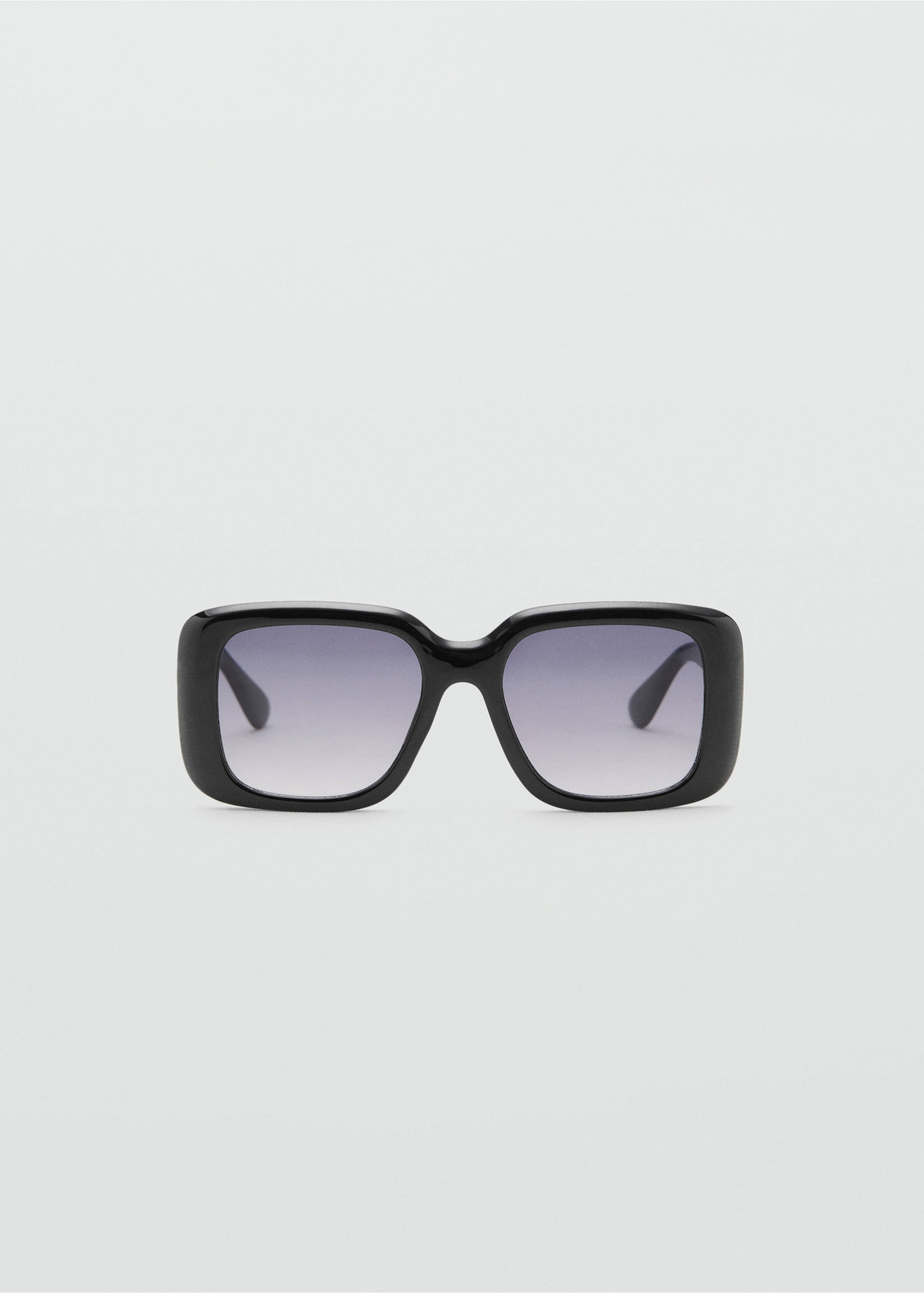Squared frame sunglasses - Article without model, Black. Ref: 17012545-00.