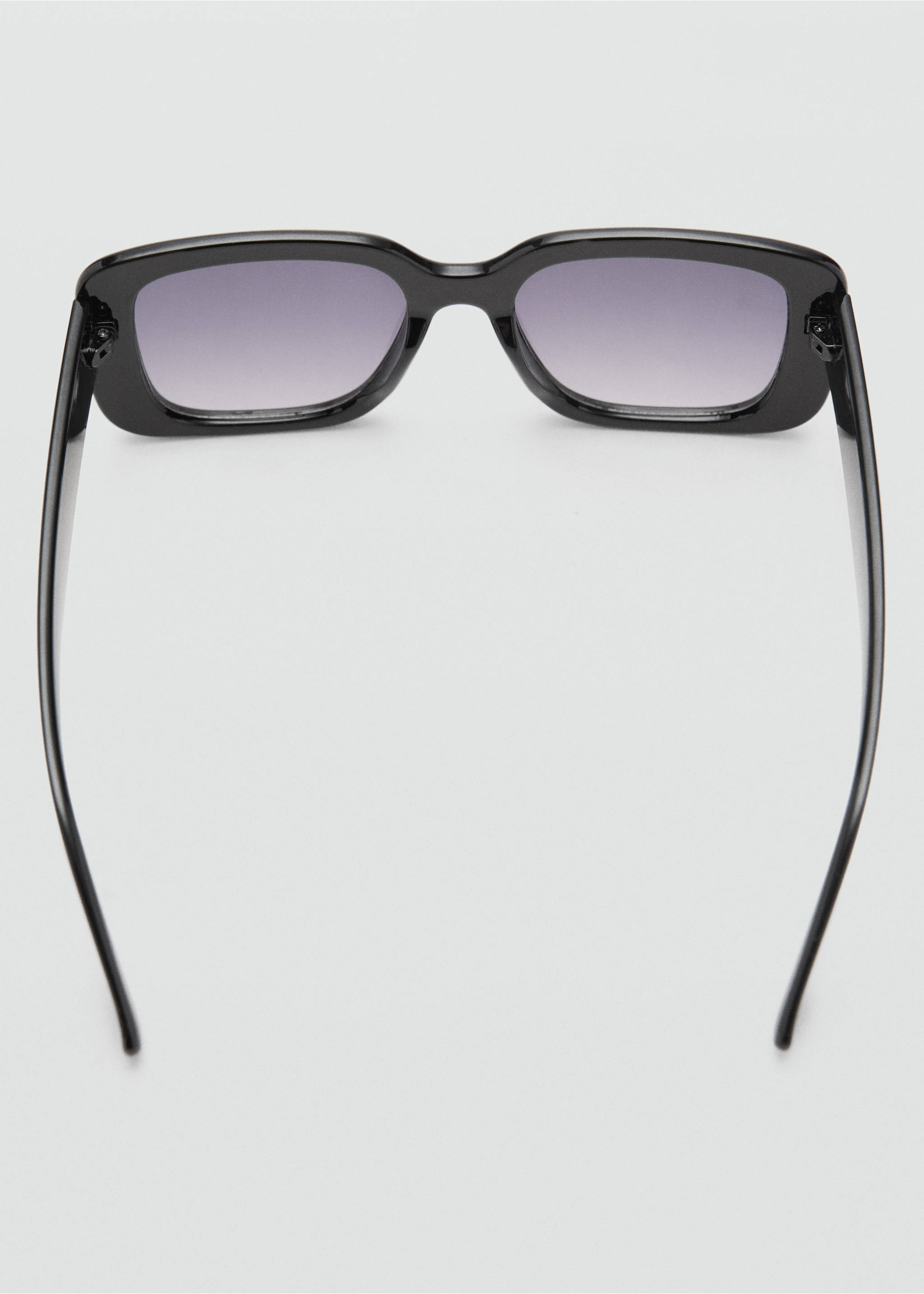Squared frame sunglasses - Details of the article 1, Black. Ref: 17012545-00.