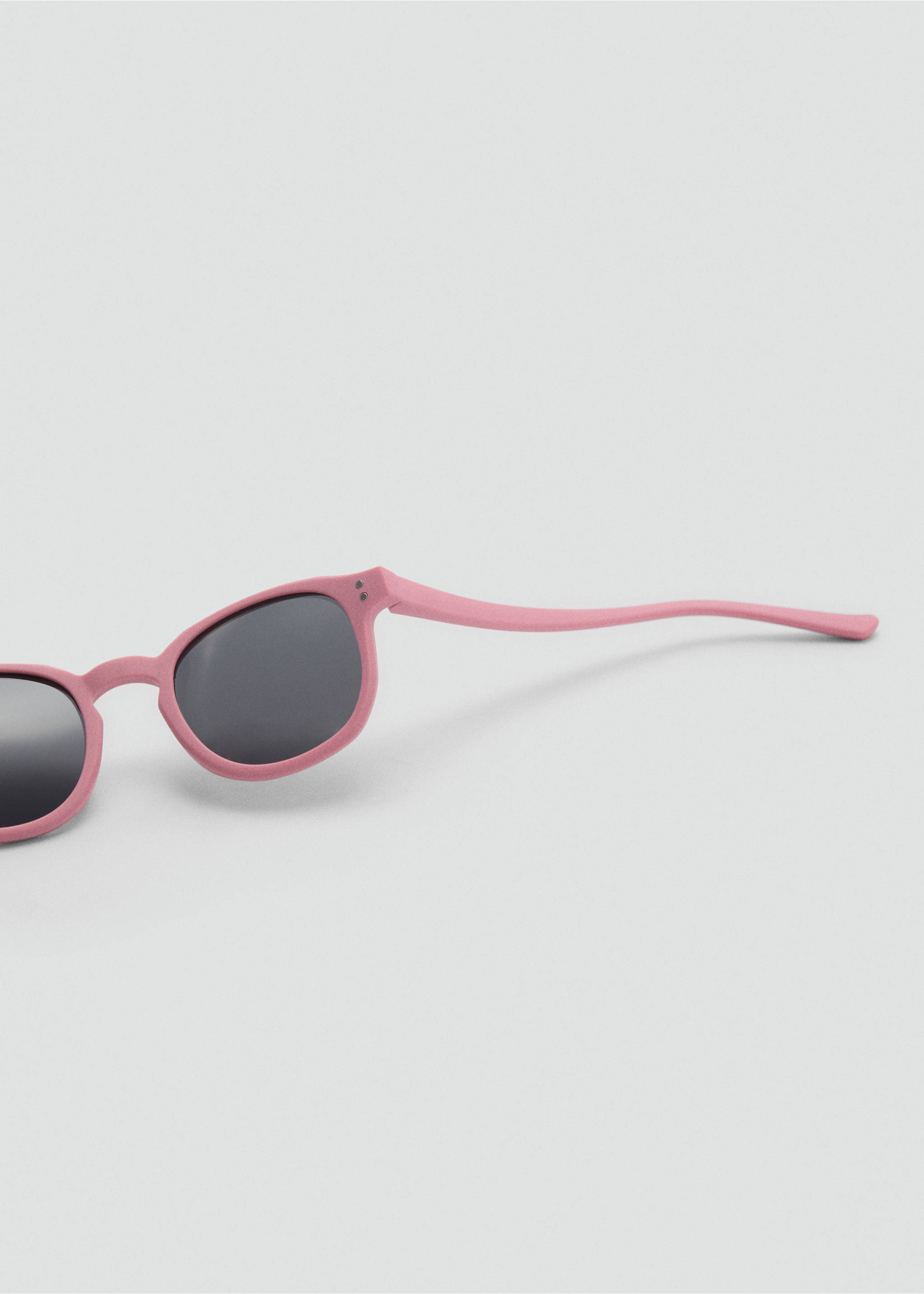 Round-framed sunglasses - Details of the article 1, Pale Pink. Ref: 17012549-00.