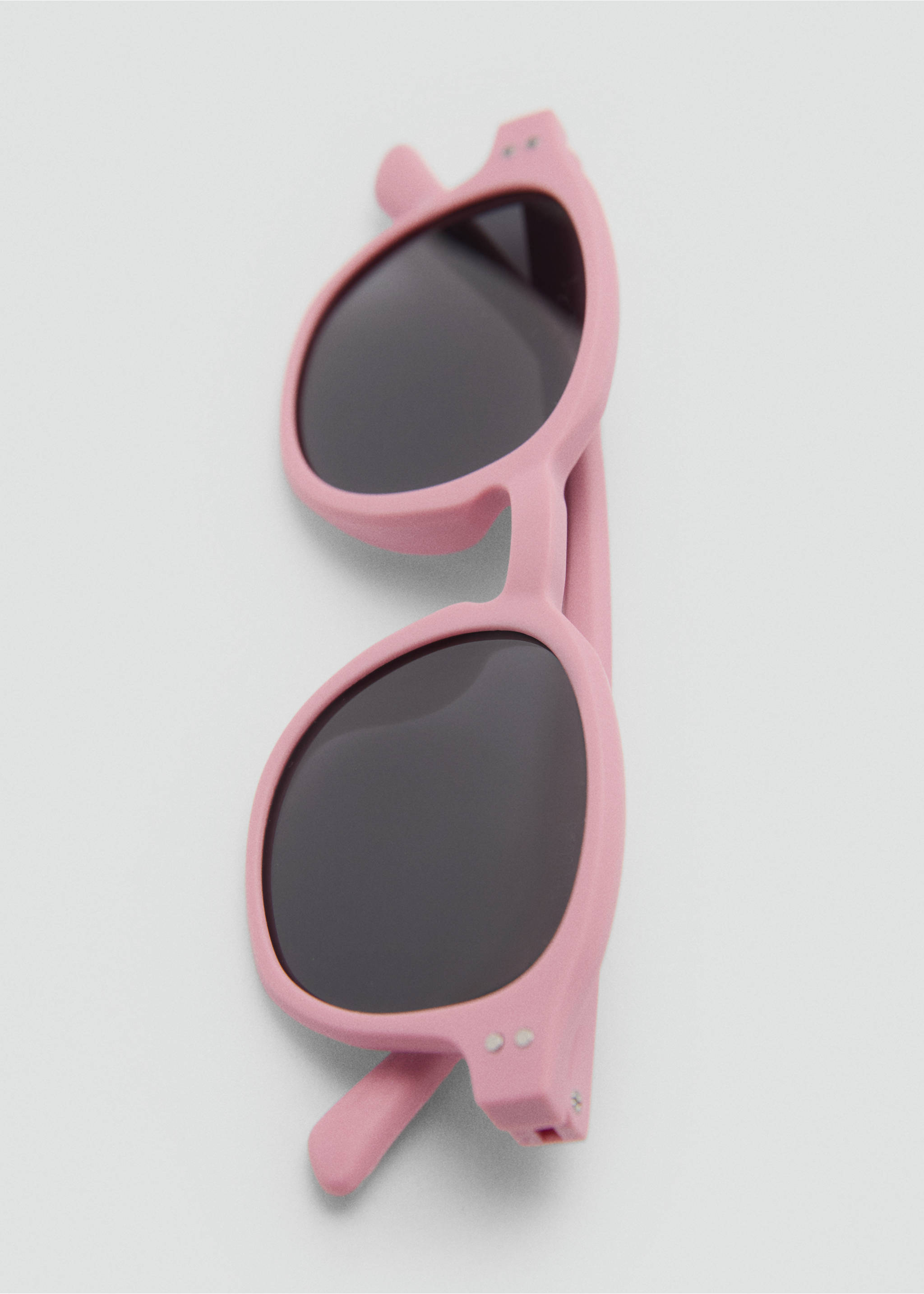 Round-framed sunglasses - Details of the article 2, Pale Pink. Ref: 17012549-00.