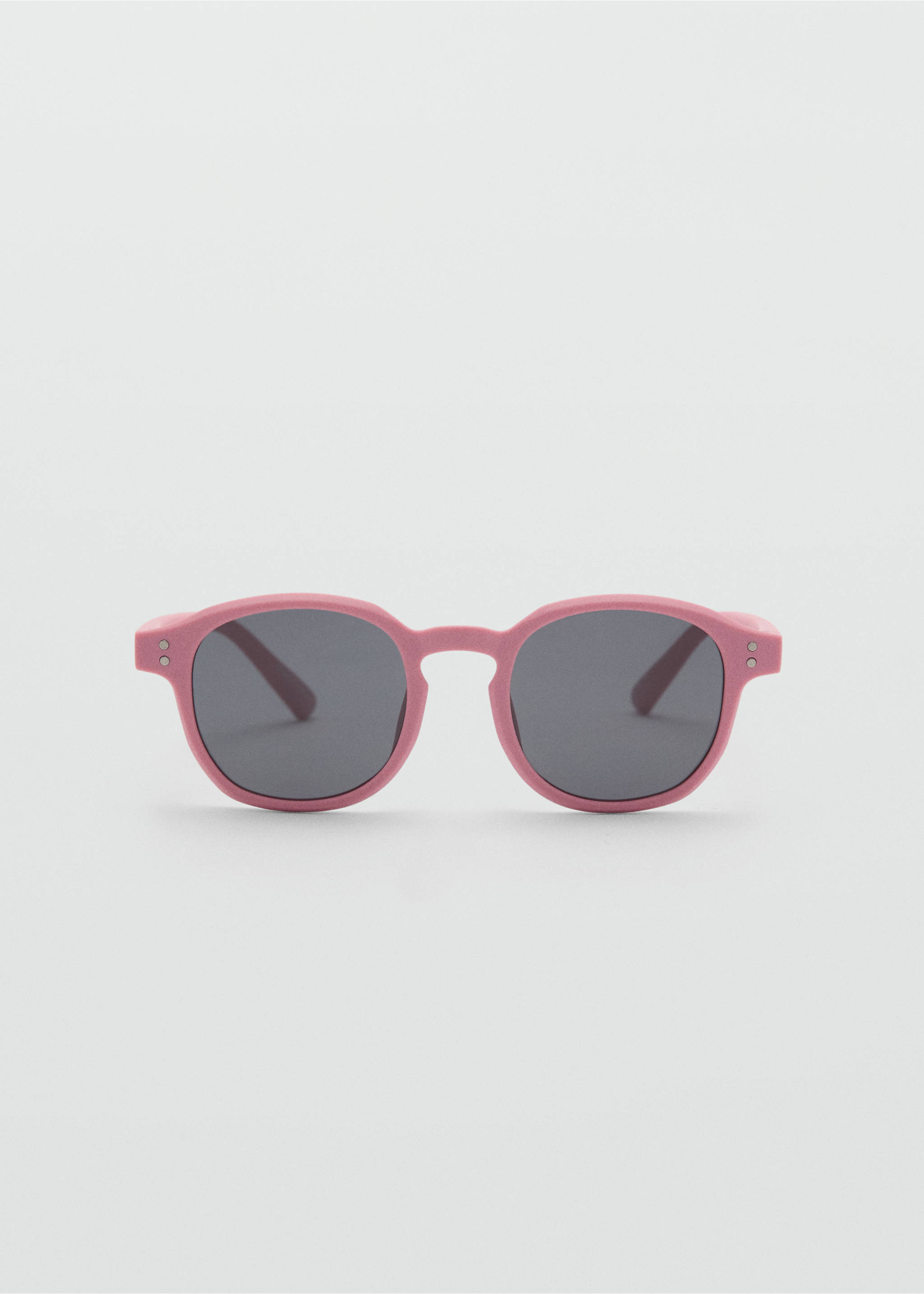 Sonnenbrille mit rundem Gestell - Artikel ohne Model, Zartrosa. Ref: 17012549-00.