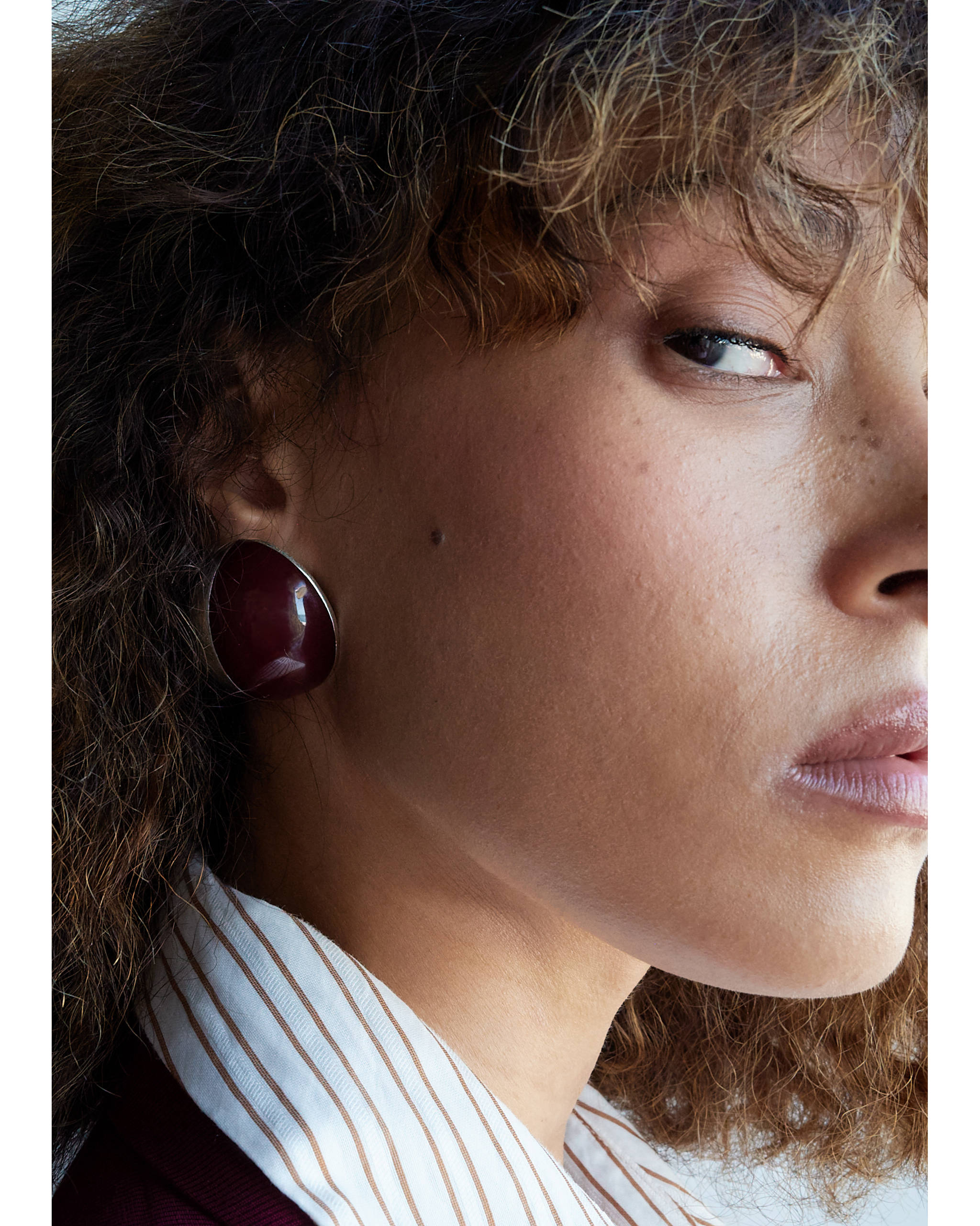 Combined round earrings - General plane