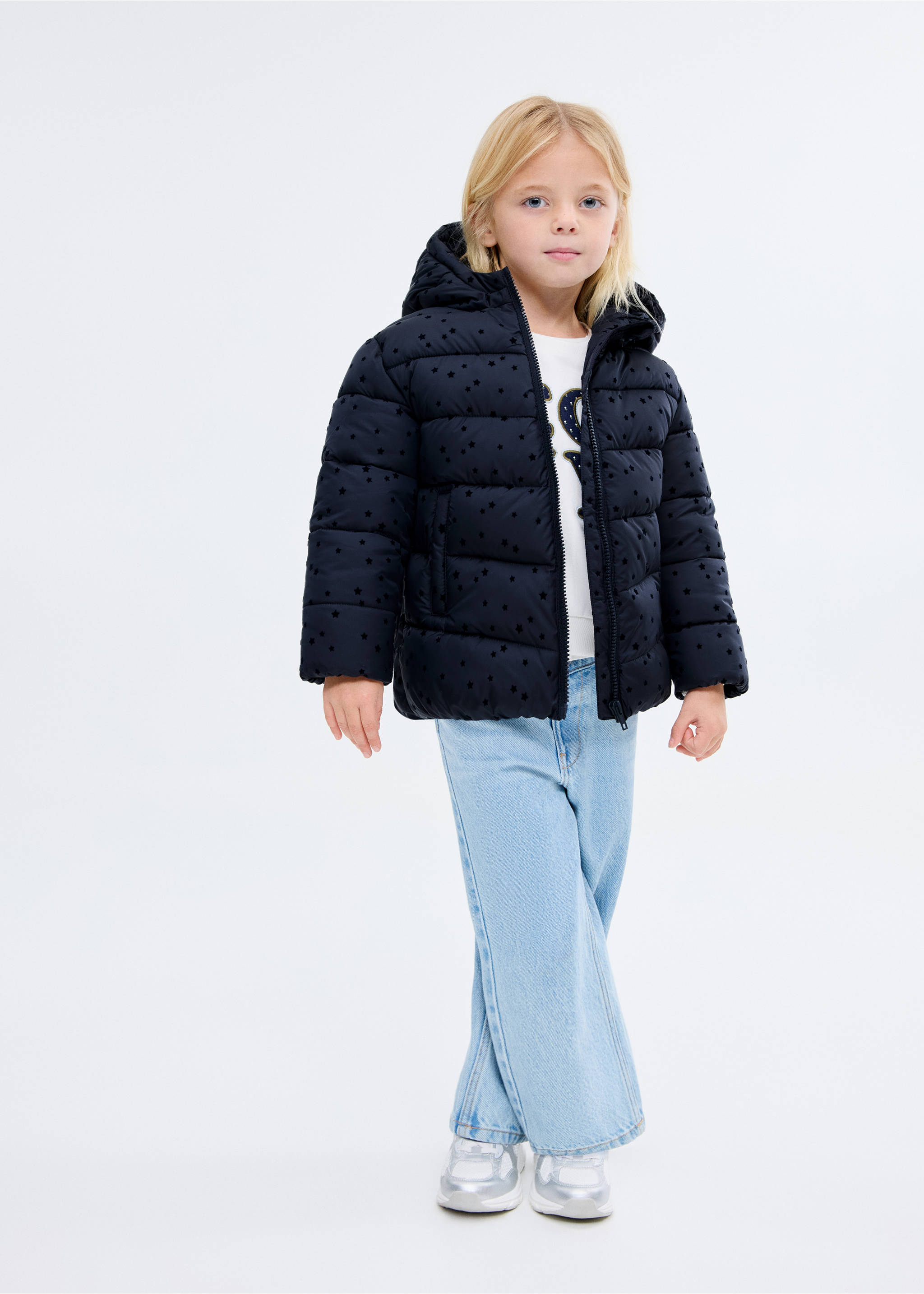 Stars puffer jacket - General plane, Navy. Ref: 17012900-00.