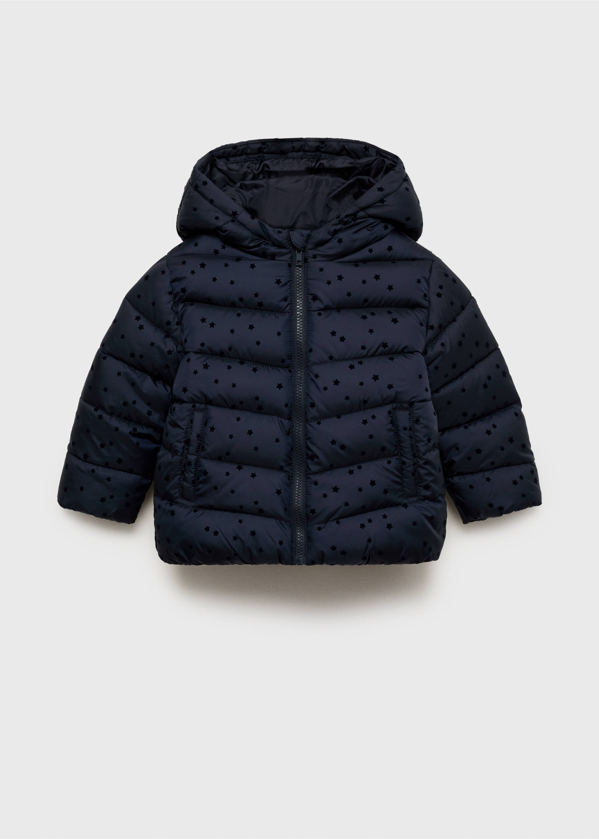Stars puffer jacket - Article without model, Navy. Ref: 17012900-00.