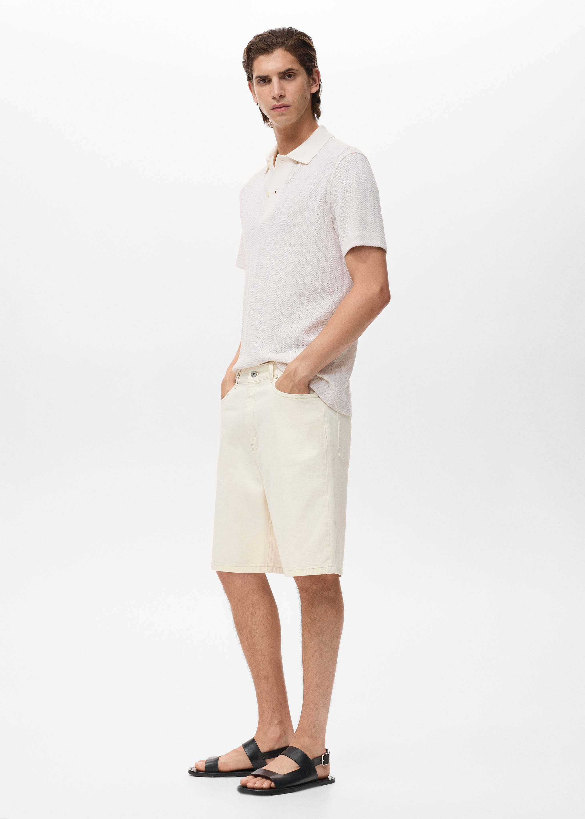 Bermuda en jean relaxed-fit - Détail de l'article 2
