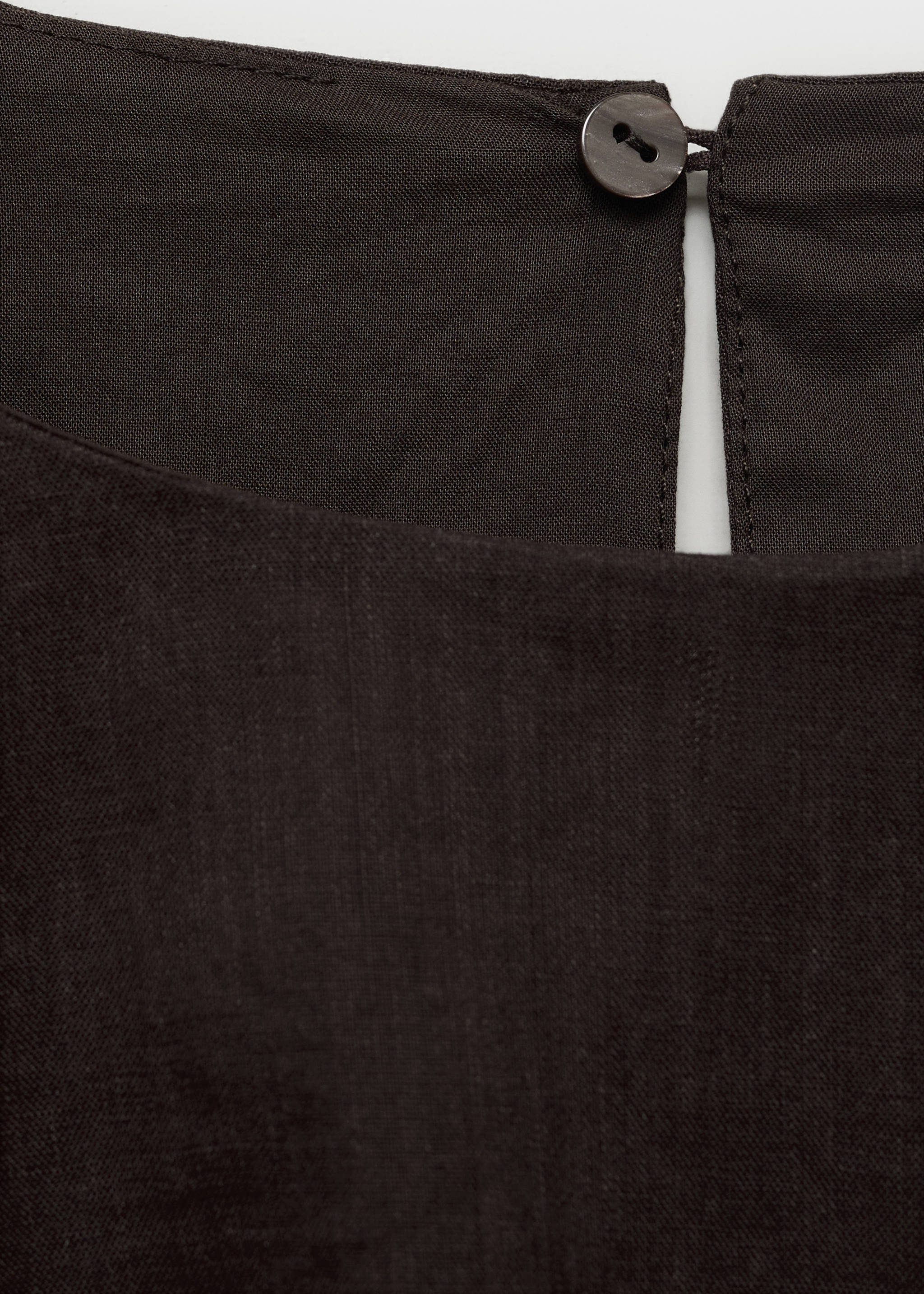 Ramie cropped balloon blouse - Details of the article 8