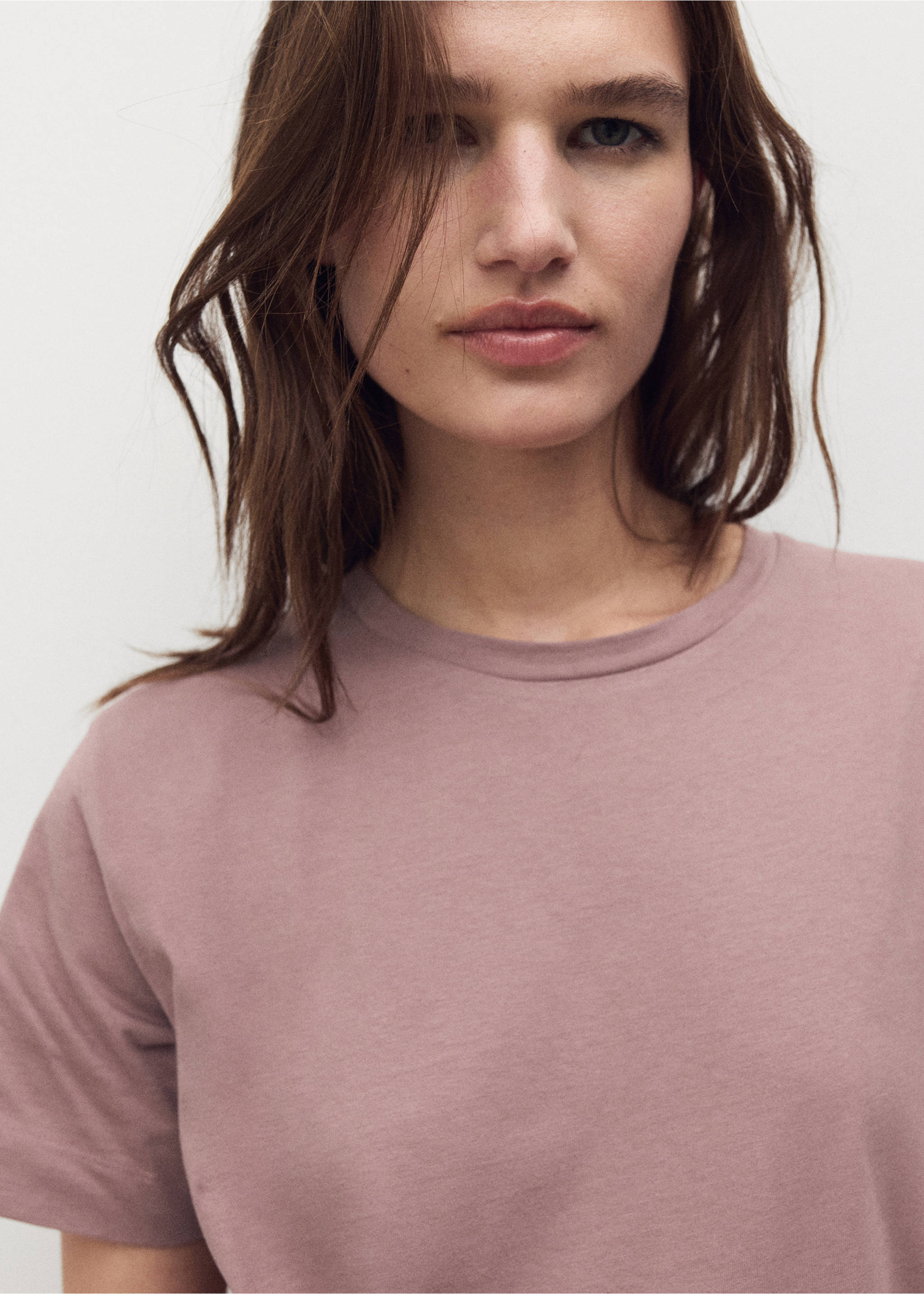 Pyjama deux pièces coton ,manches courtes - Détail de l'article 6, Marron moyen. Ref: 17012904-00.