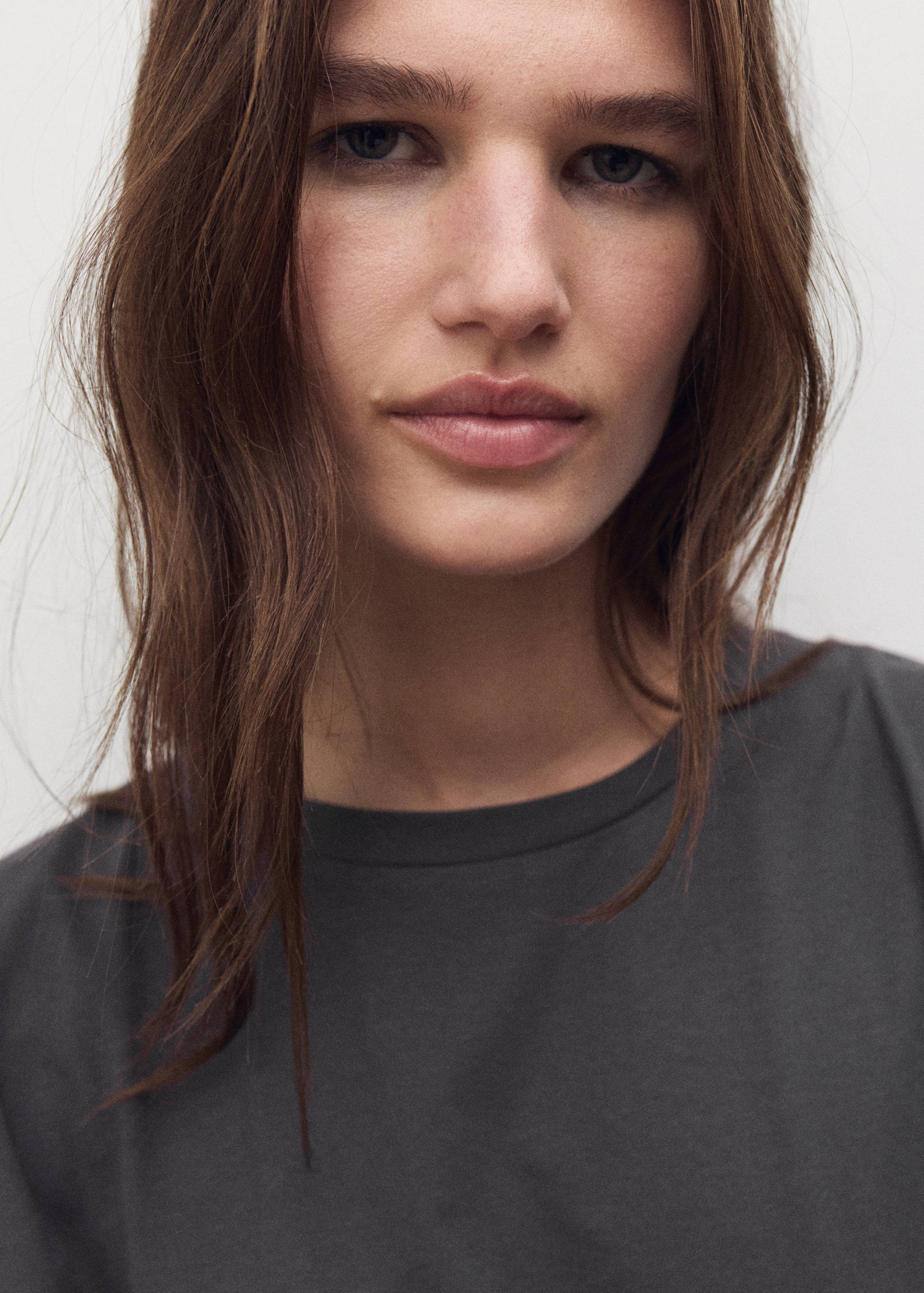 Cotton two-piece short-sleeved pyjamas - Details of the article 1