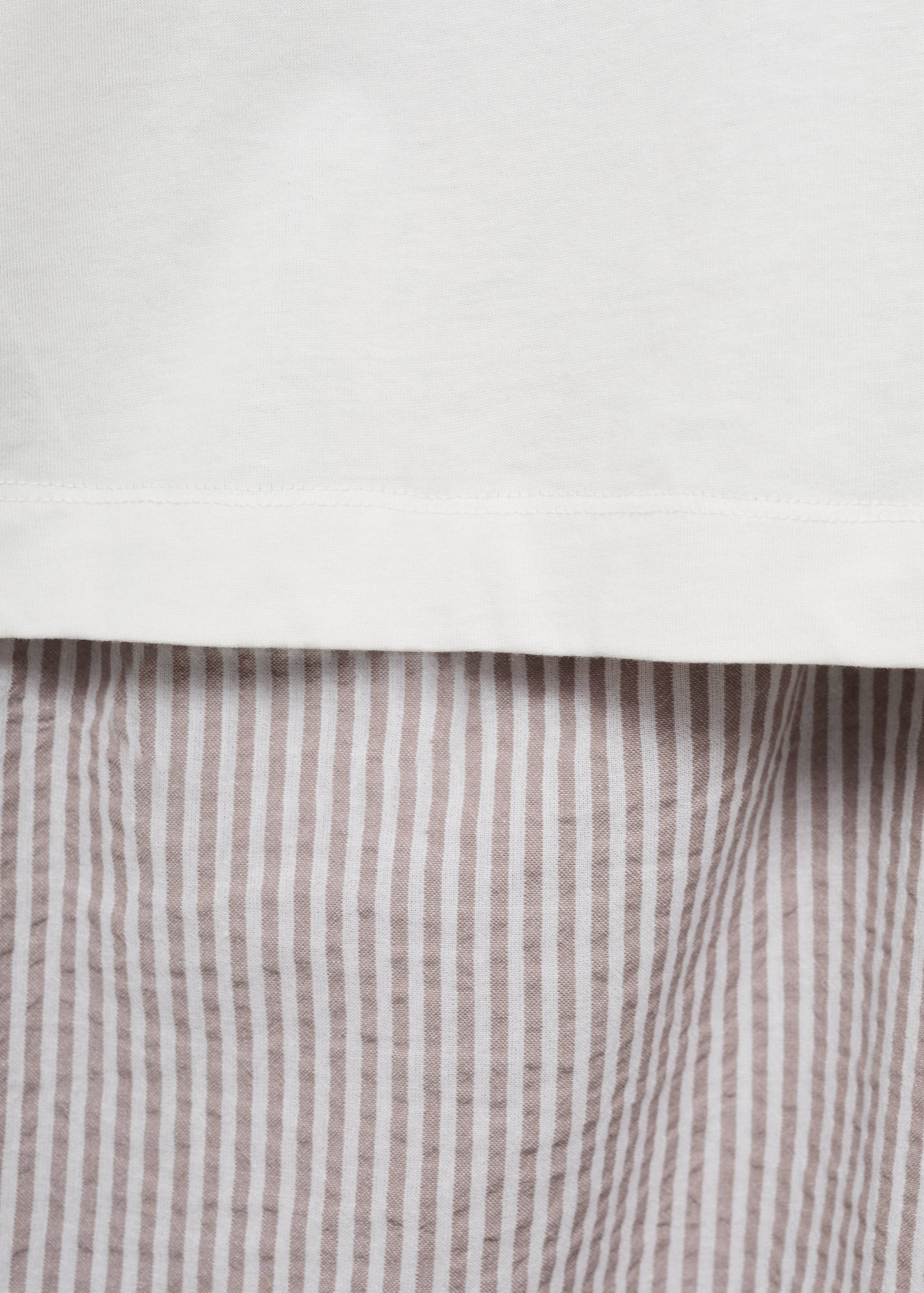 Pijama dos piezas raya seersucker - Detalle del artículo 8
