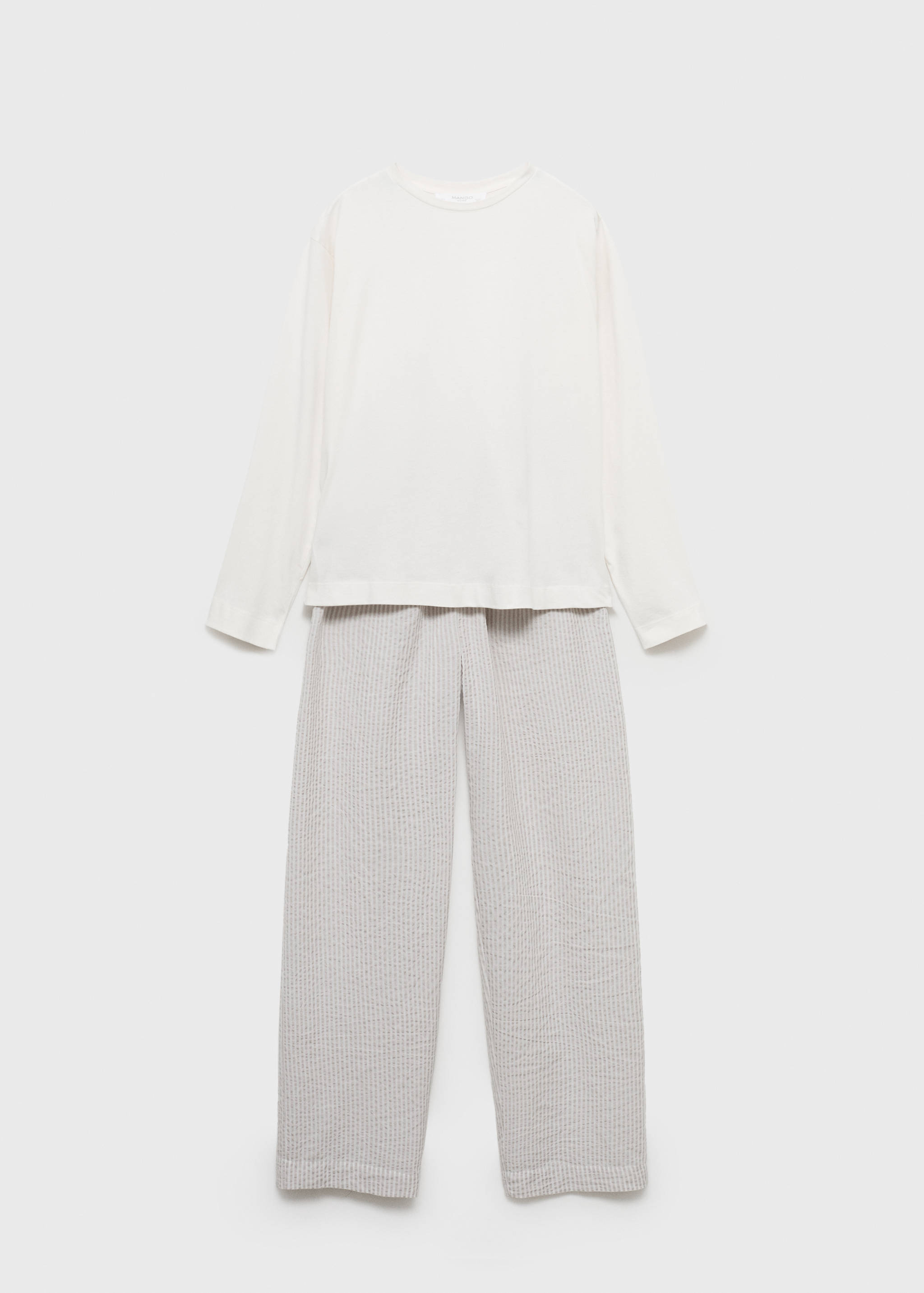 Pijama dos piezas raya seersucker - Artículo sin modelo