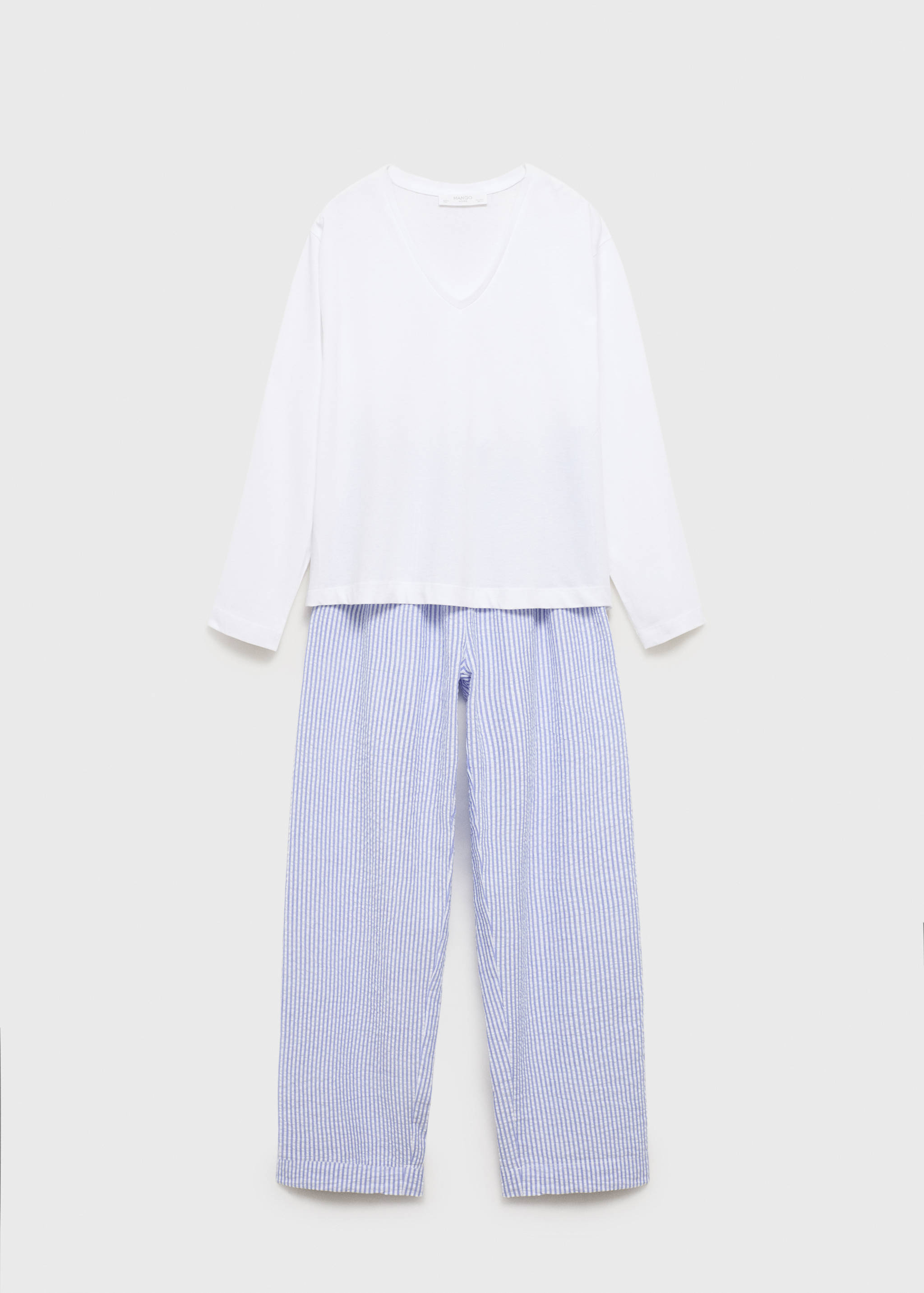 Pijama dos piezas raya seersucker - Artículo sin modelo