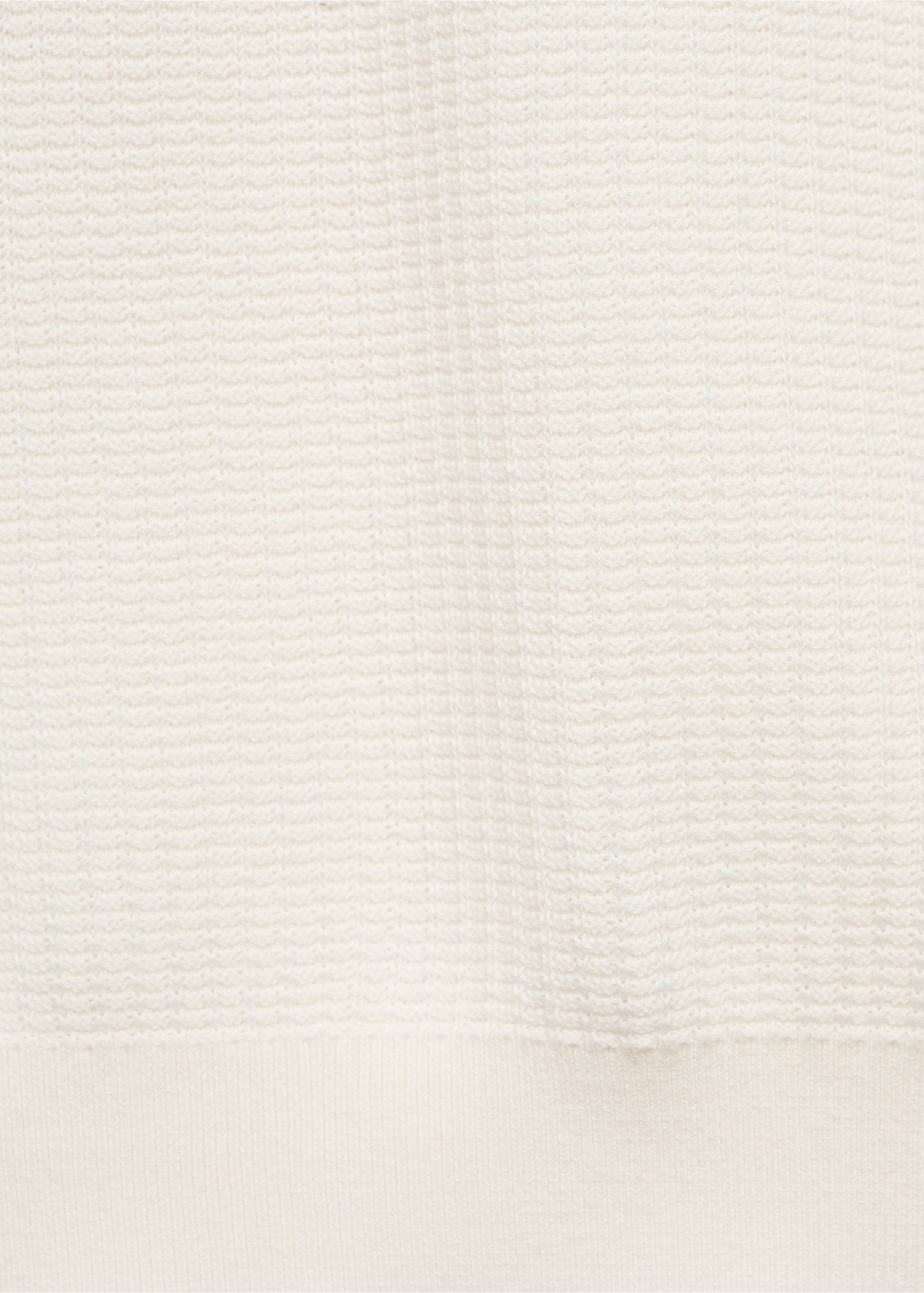 Polo maille coton structuré - Détail de l'article 0, Blanc cassé. Ref: 17012906-00.