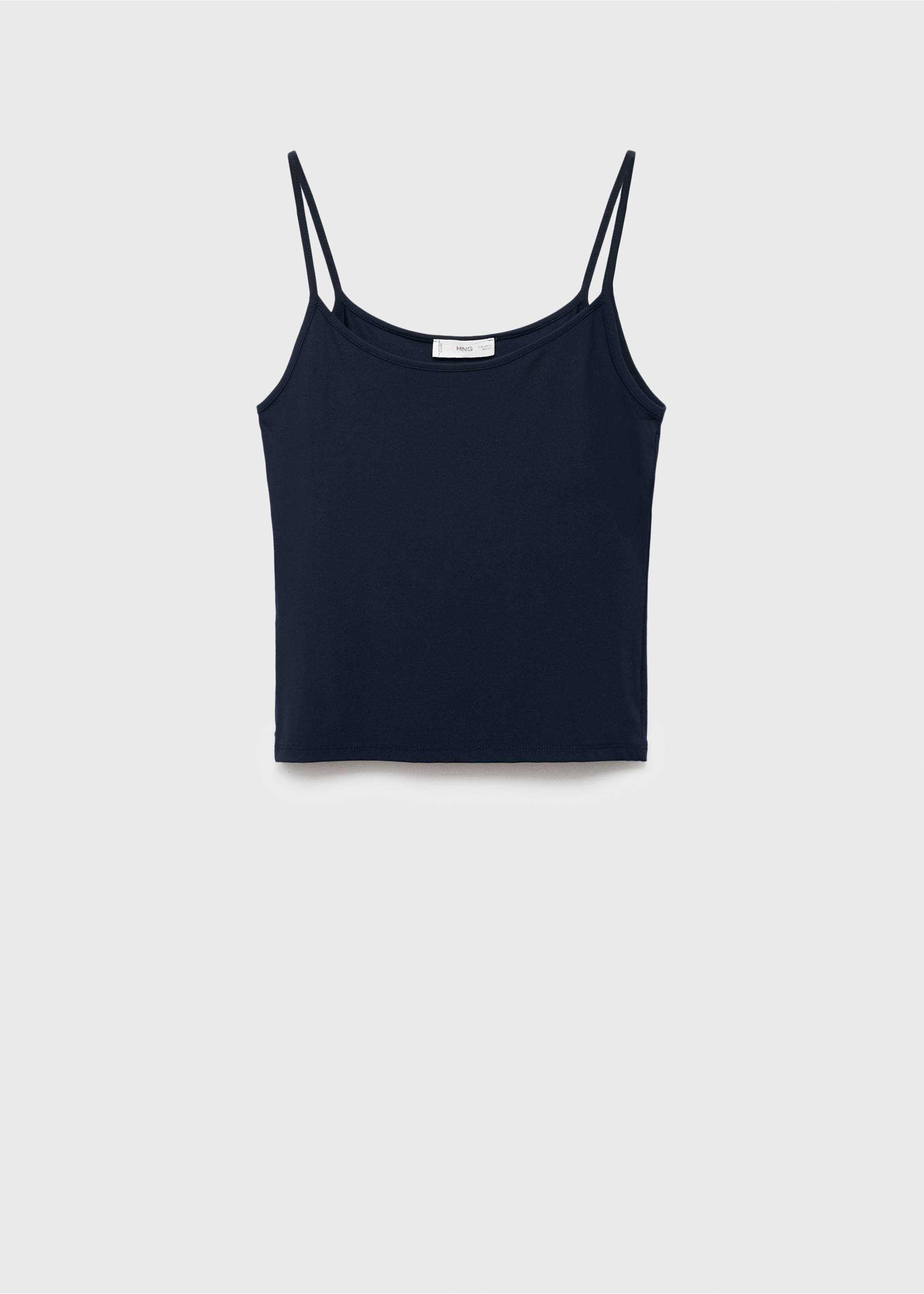 Plain strapless top - Article without model, Navy. Ref: 17012908-00.