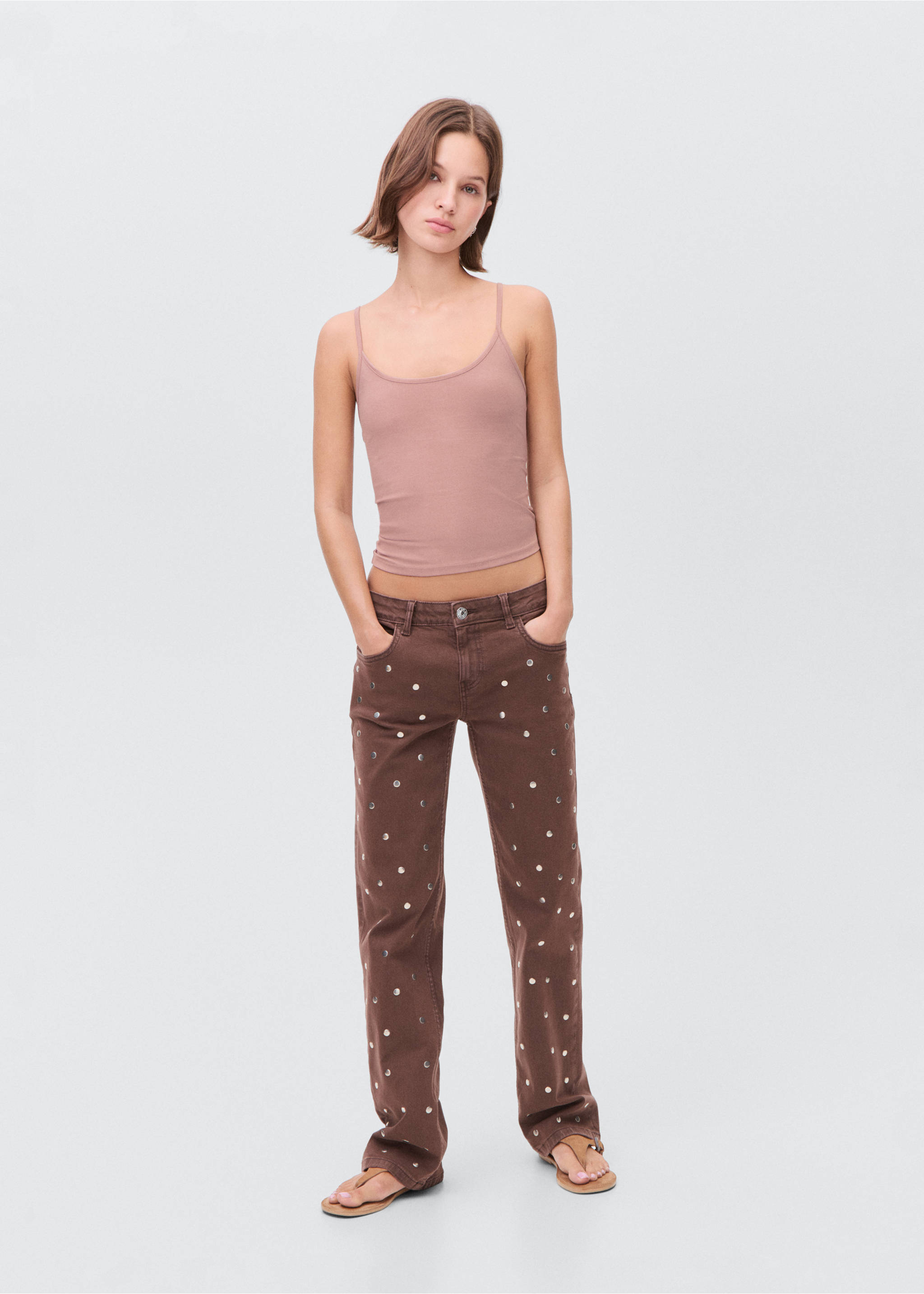Plain strapless top - General plane, Pale Pink. Ref: 17012908-00.