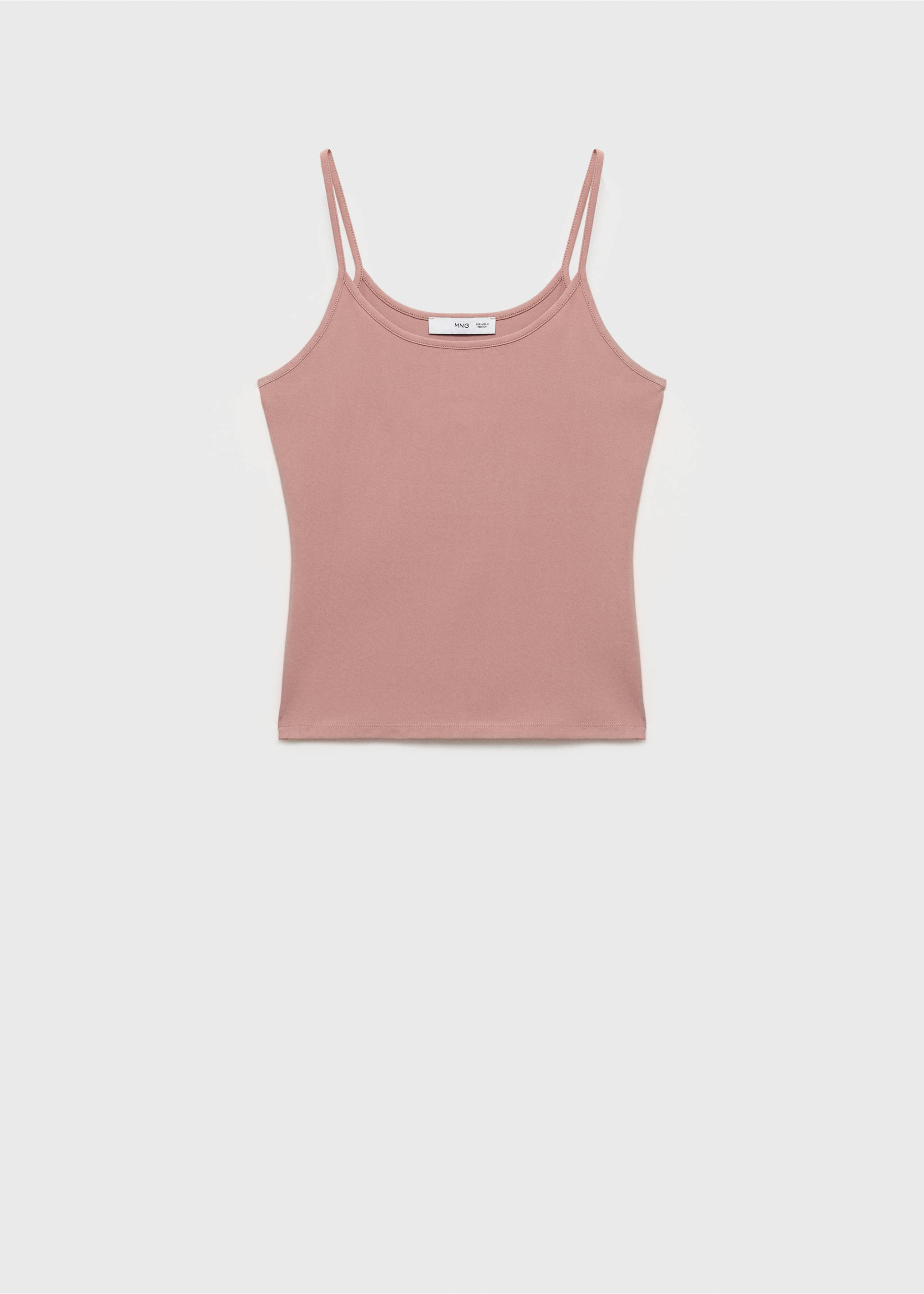 Plain strapless top - Article without model, Pale Pink. Ref: 17012908-00.