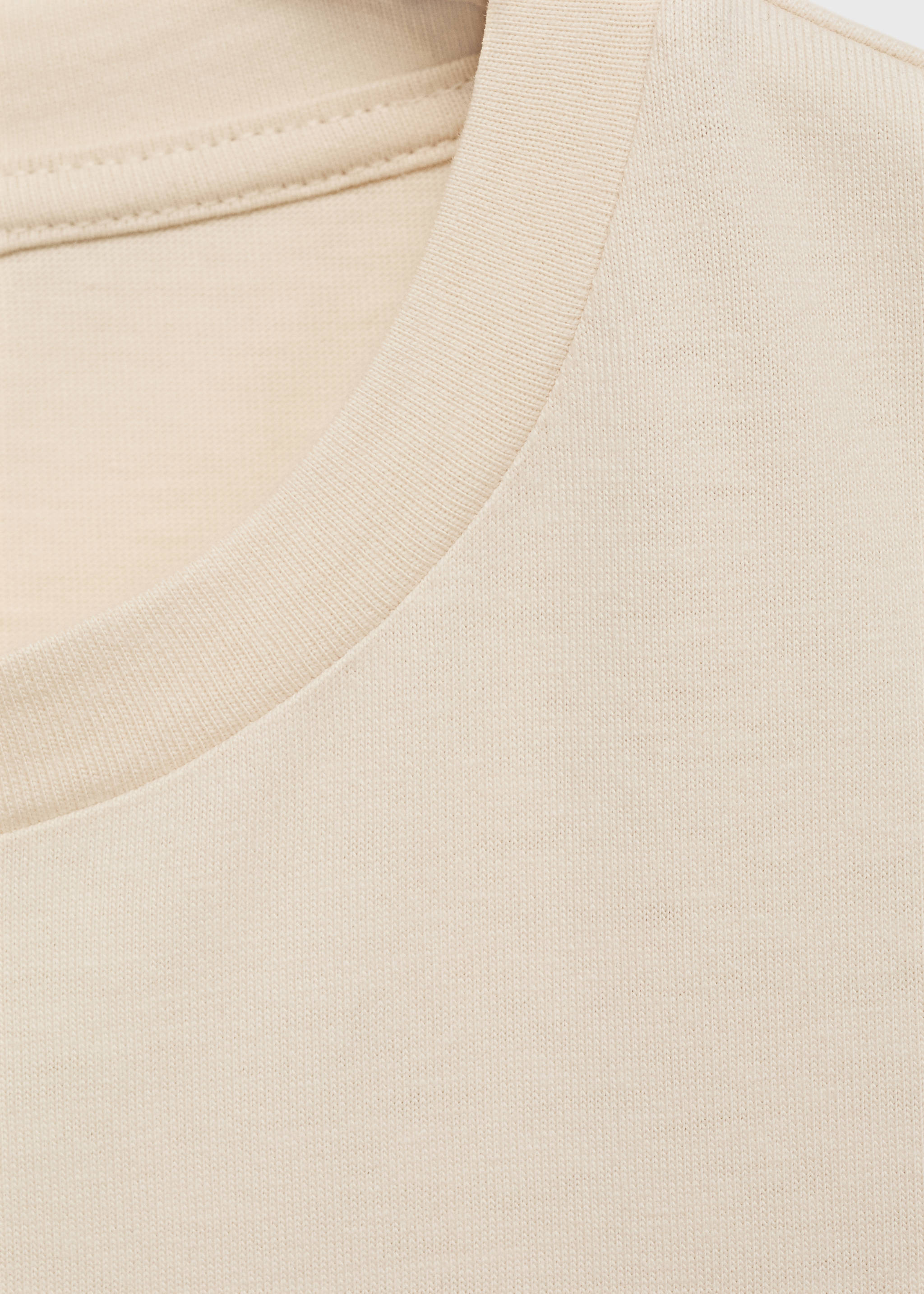 Katoenen T-shirt met bloemenborduursel - Detail van het artikel 8