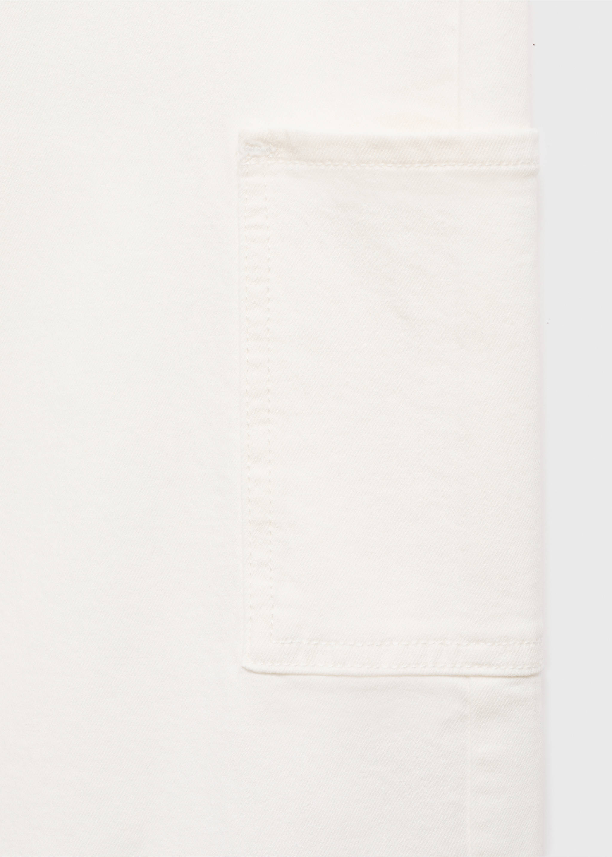 Wide leg jeans with buckle - Details of the article 0, Off White. Ref: 17012916-00.