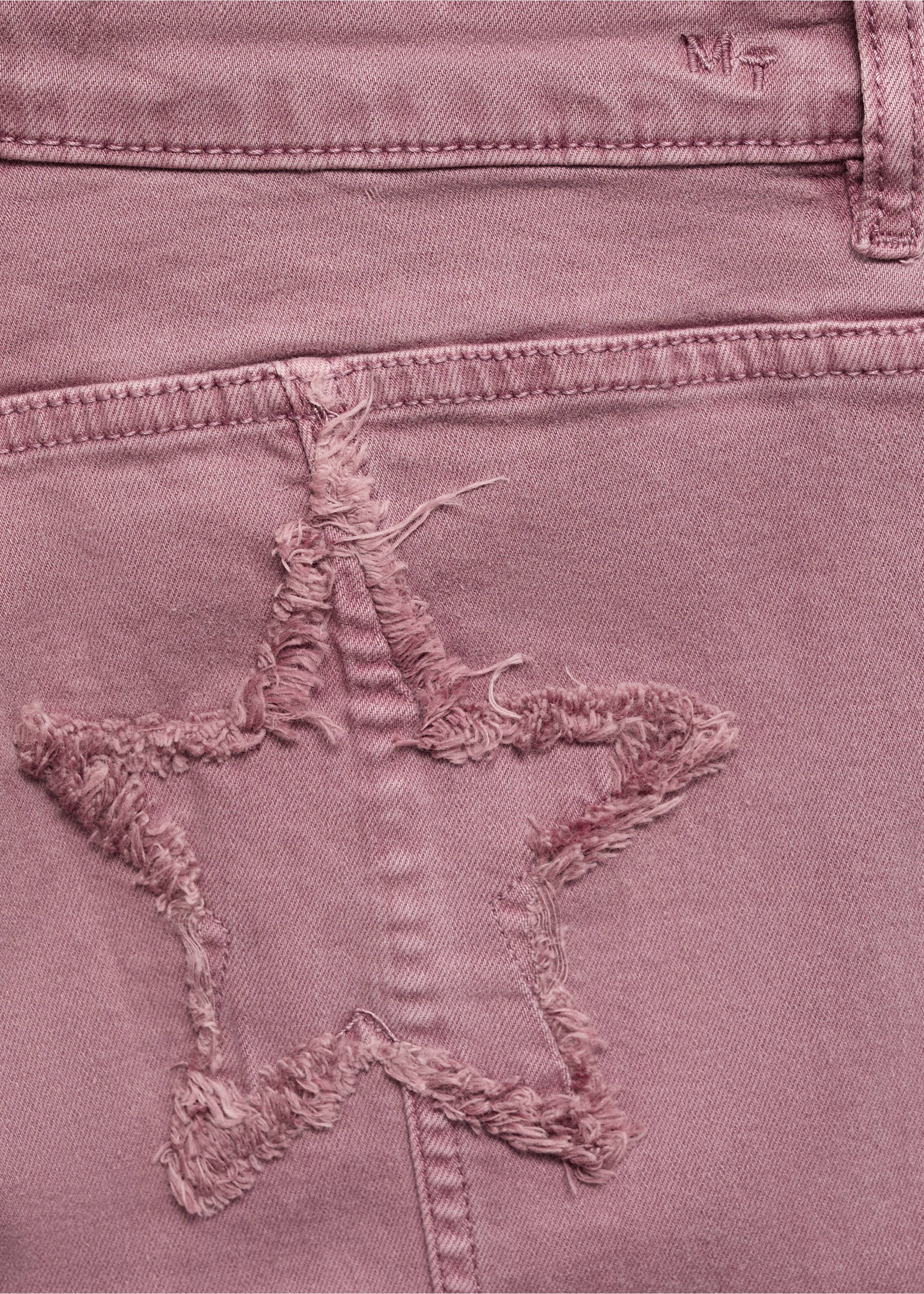 Jeans straight estrellas - Detalle del artículo 0, Rosa pastel. Ref: 17012917-00.