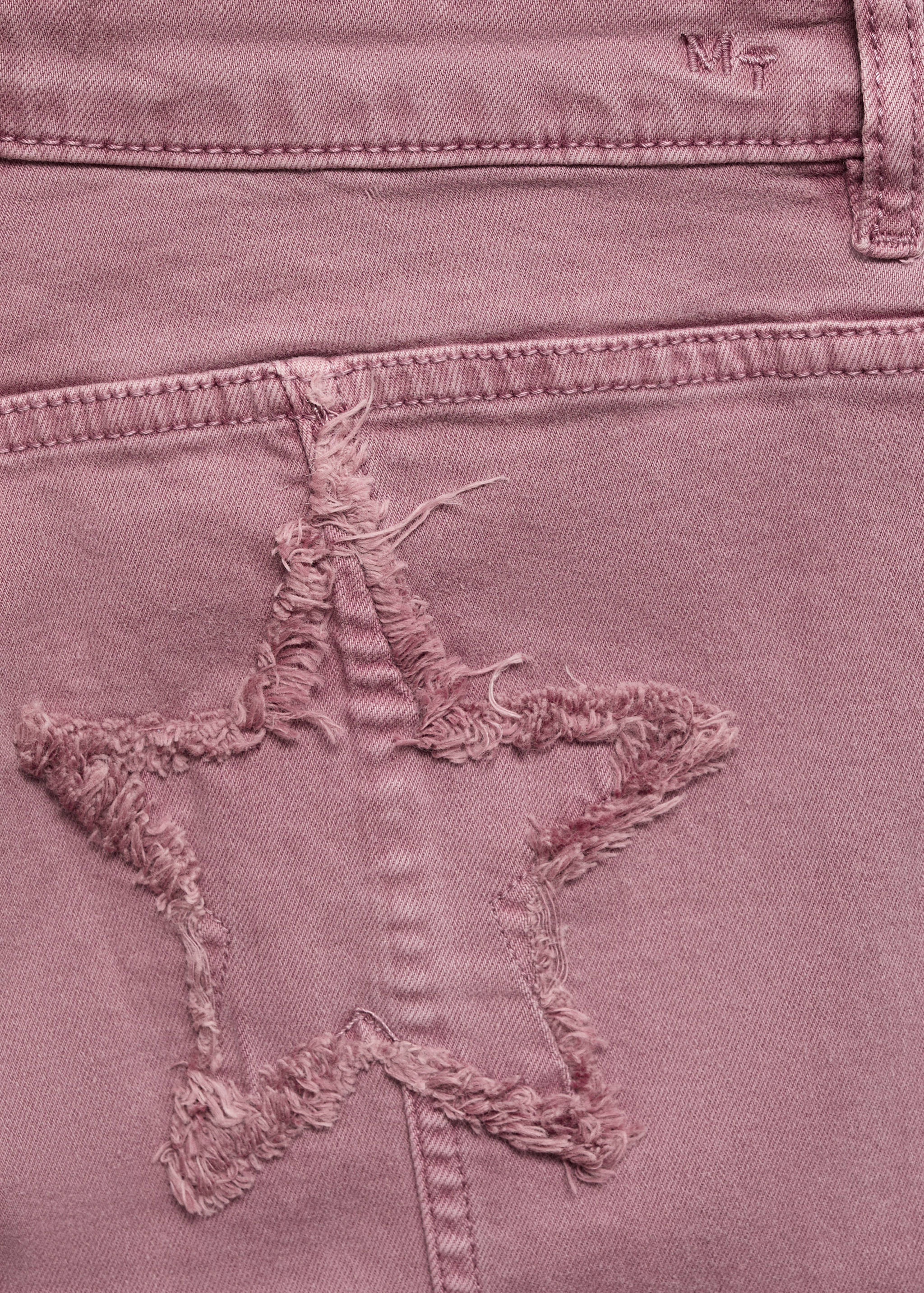 Straight jeans with stars - Details of the article 0