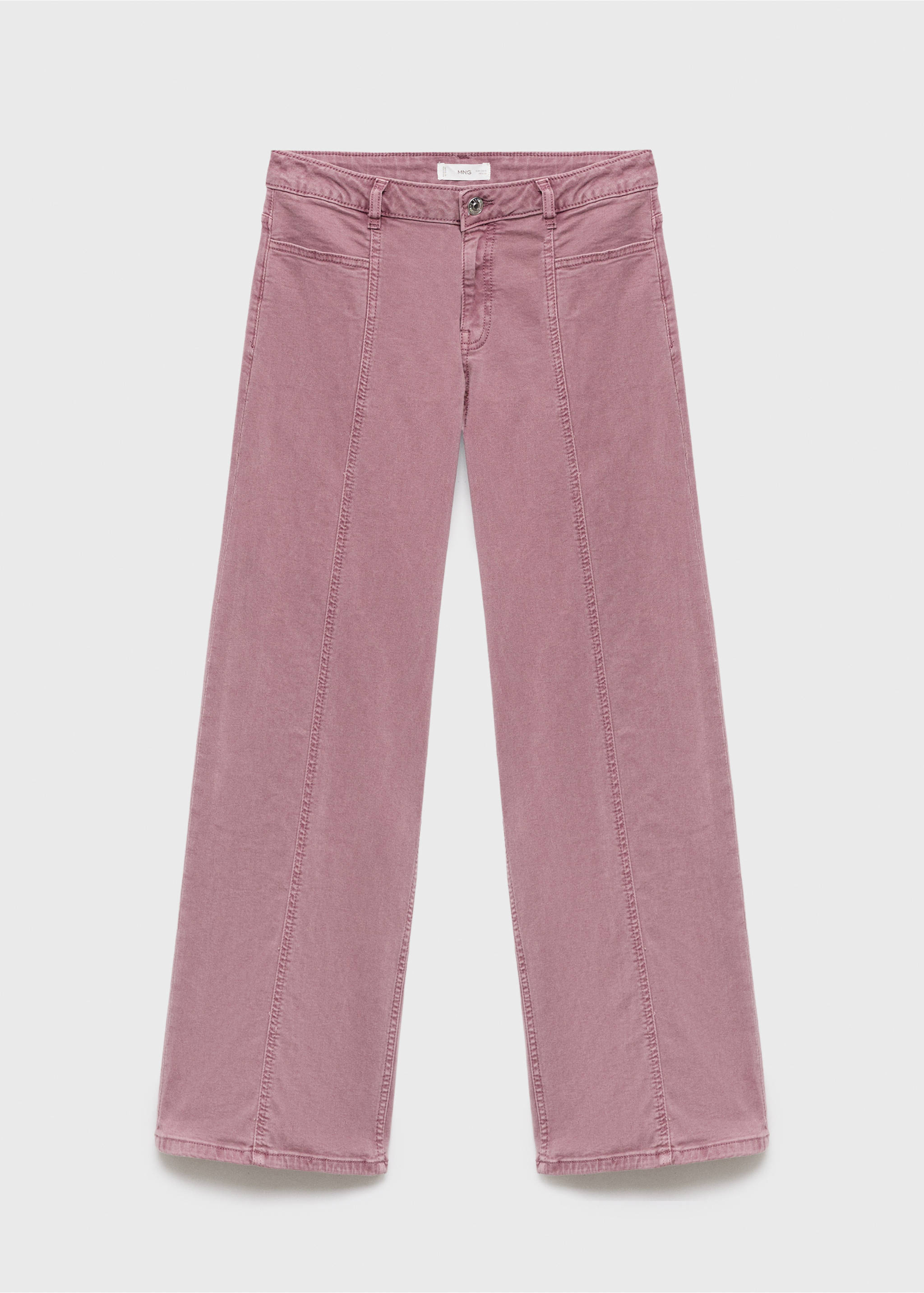 Jeans straight estrellas - Artículo sin modelo, Rosa pastel. Ref: 17012917-00.
