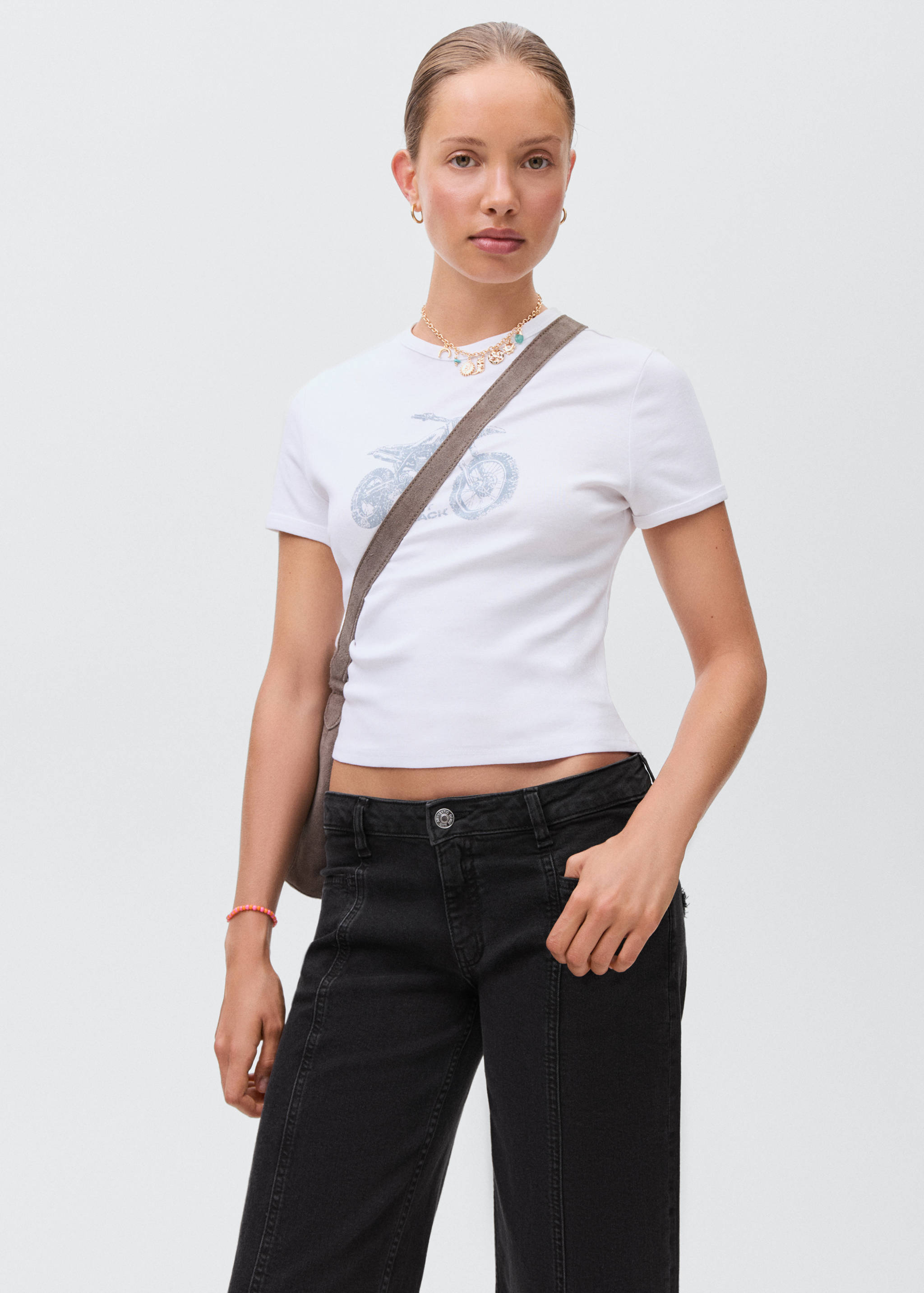 Straight jeans with stars - Details of the article 2