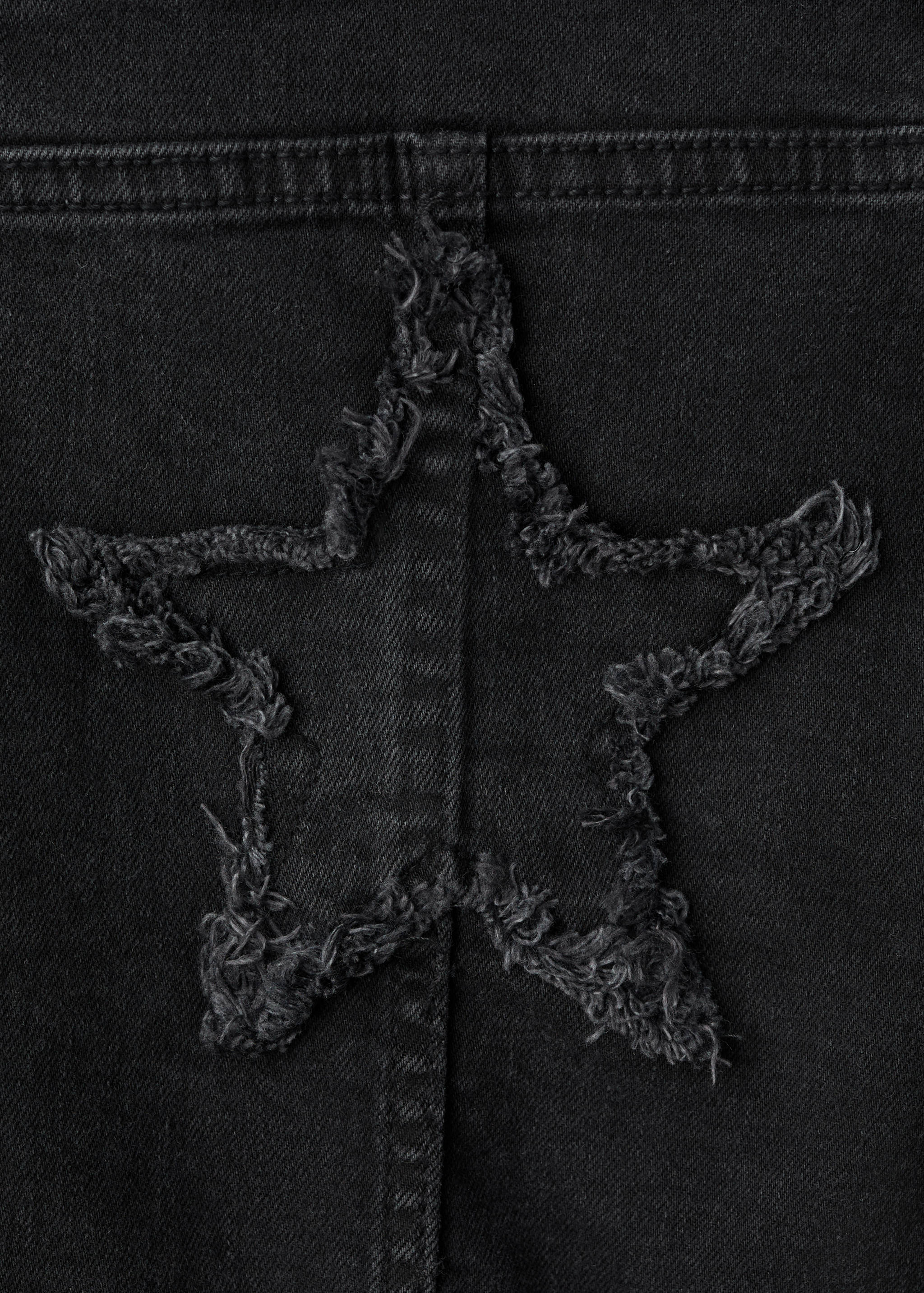 Straight jeans with stars - Details of the article 0