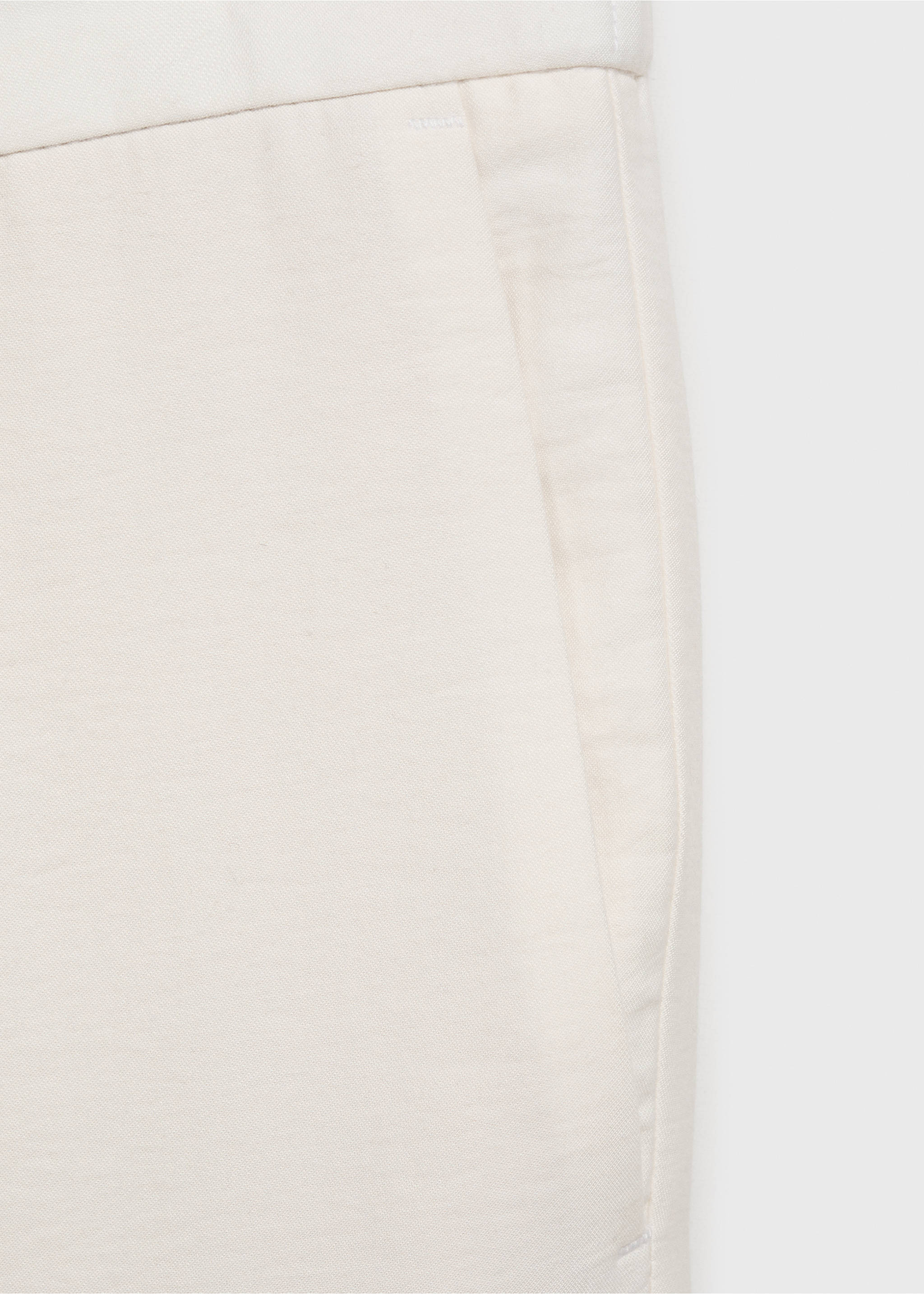 Pantalon droit pinces - Détail de l'article 0, Blanc cassé. Ref: 17012920-00.