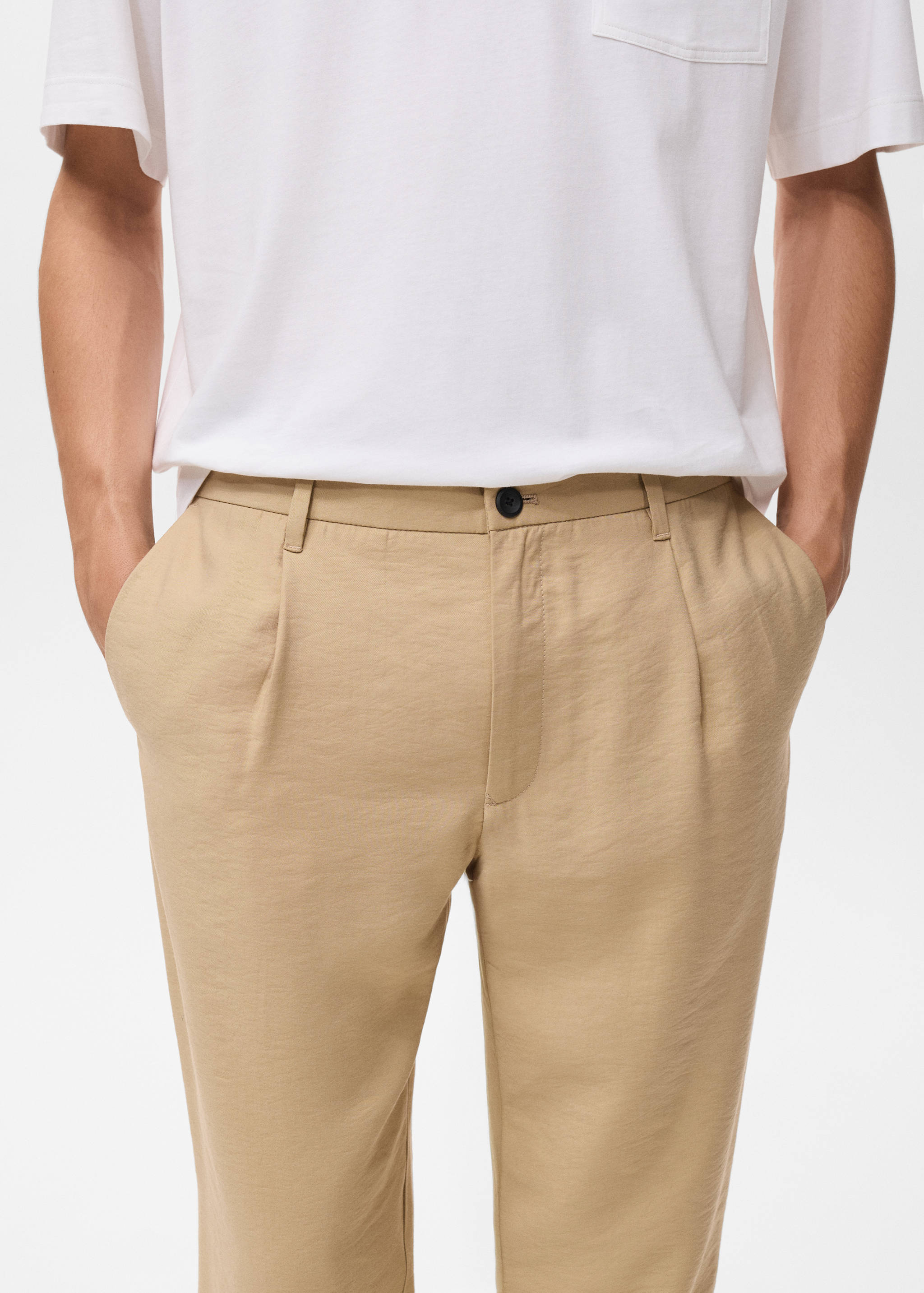 Pantalon droit pinces - Détail de l'article 1