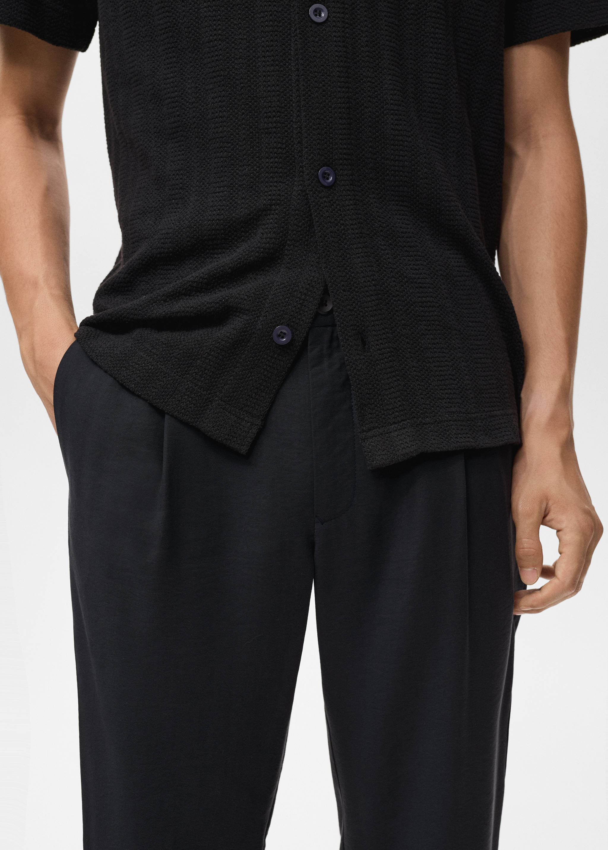 Pantalon droit pinces - Détail de l'article 1