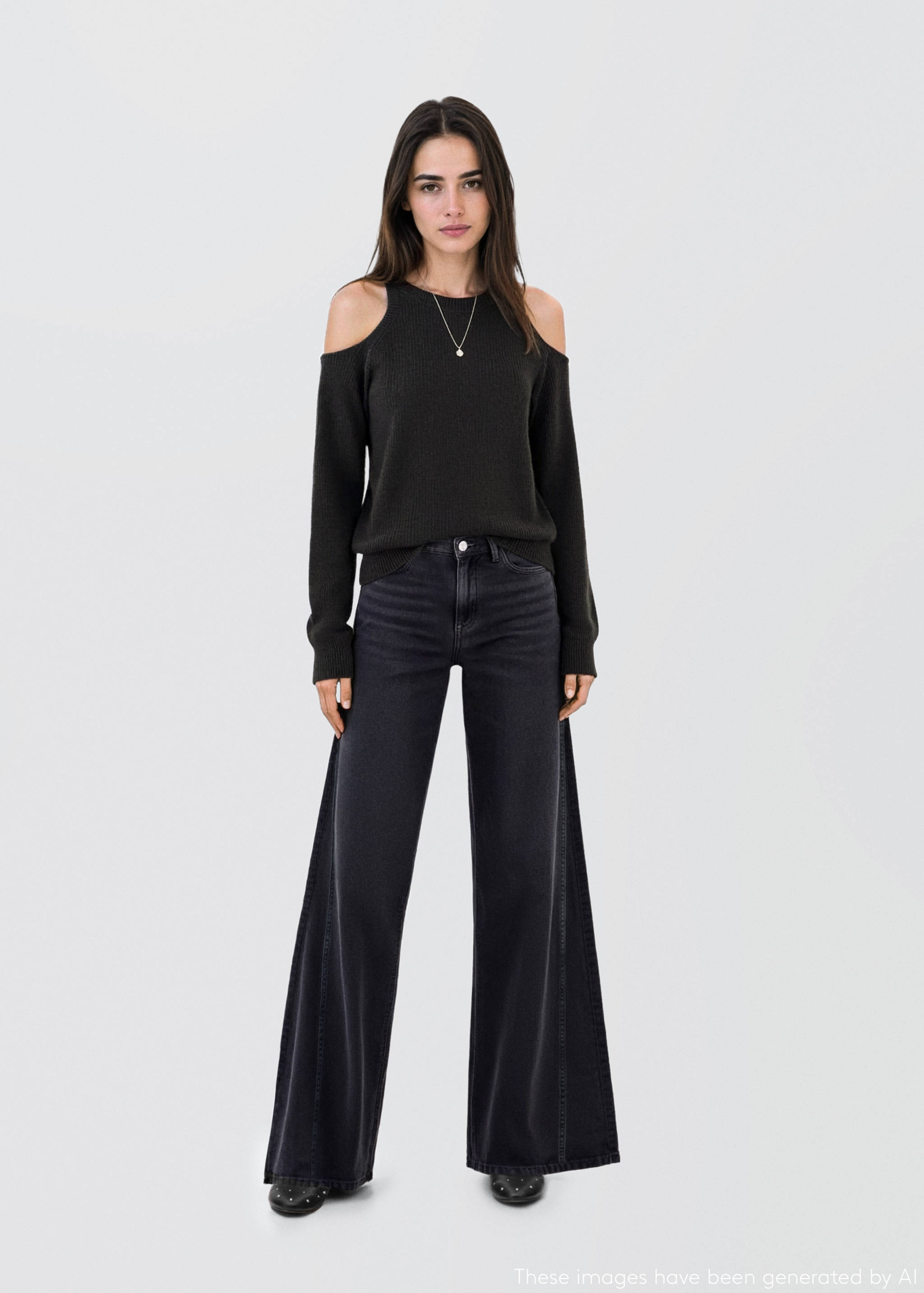 Sweater with cropped sleeves - General plane