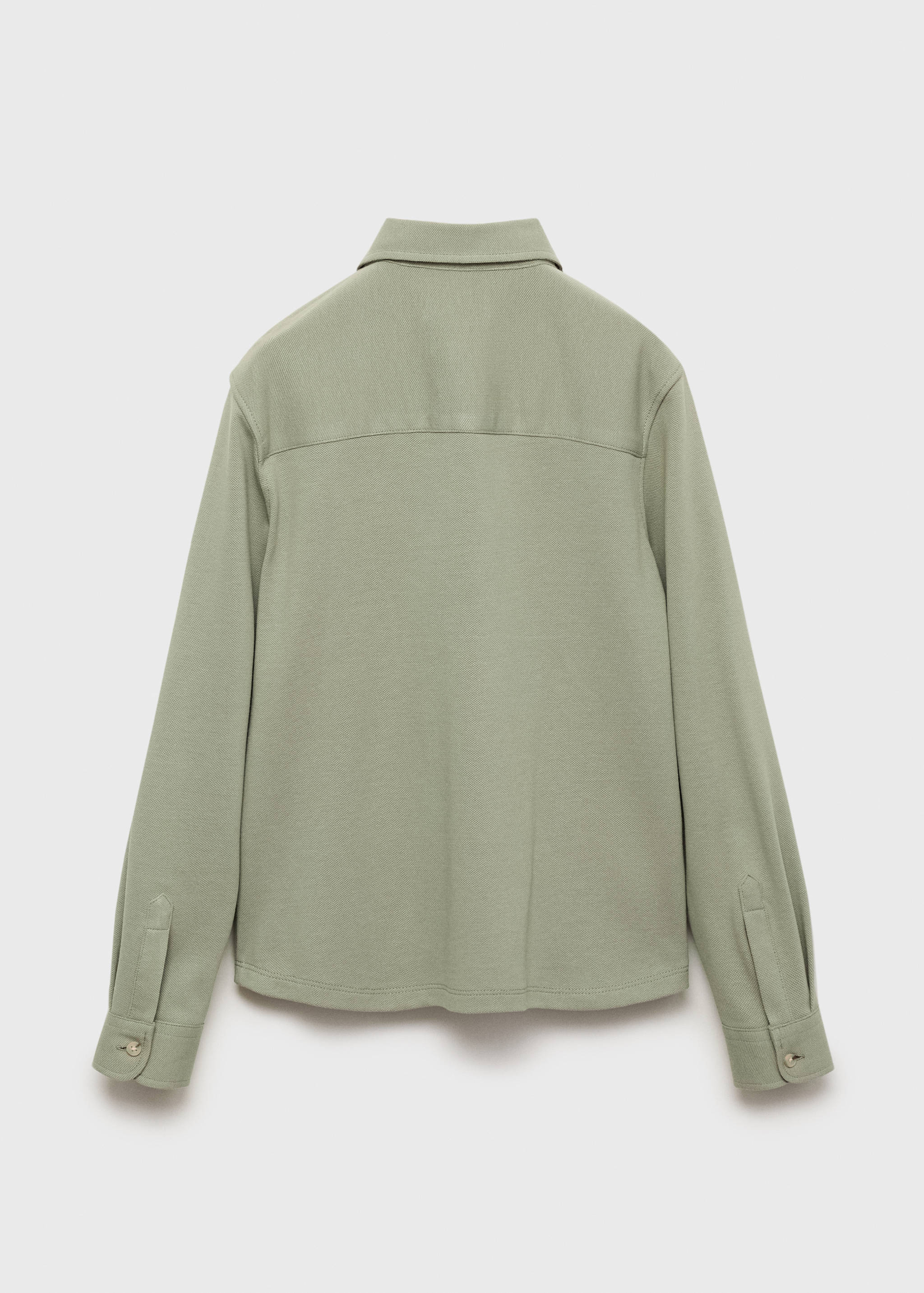 Strickhemd aus Baumwolle - Rückseite des Artikels