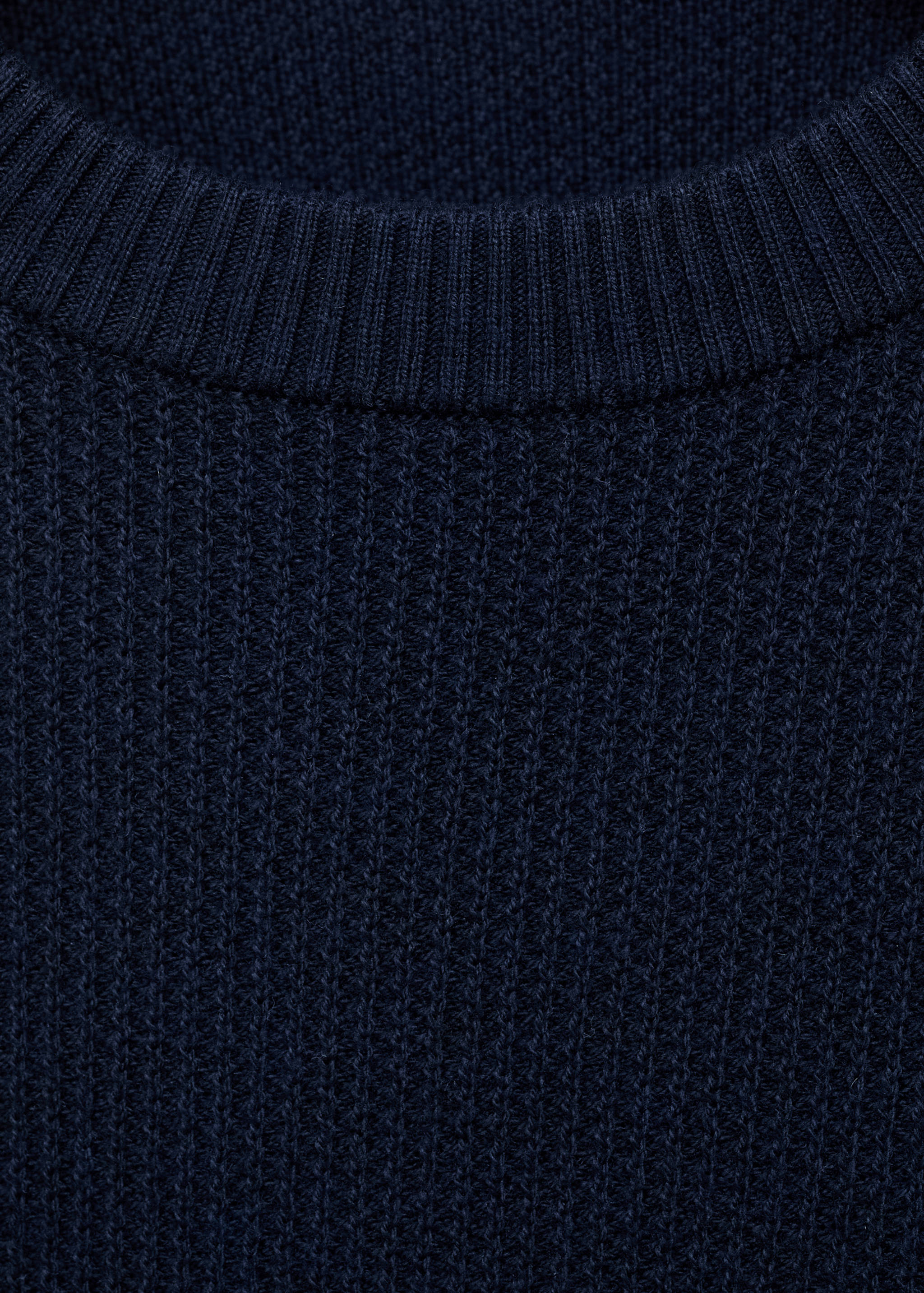 Knitted cotton sweater - Details of the article 0