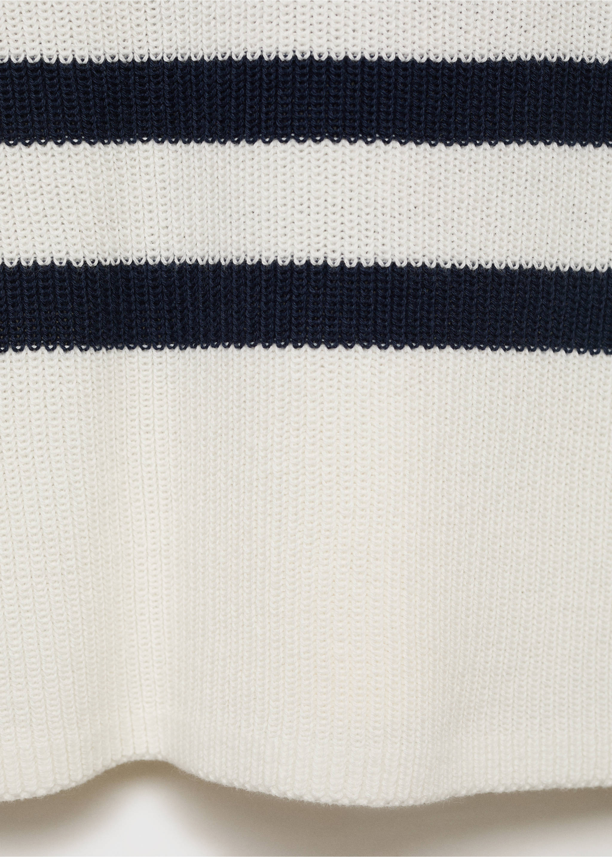 Knit striped sweater - Details of the article 8, Off White. Ref: 17013284-00.
