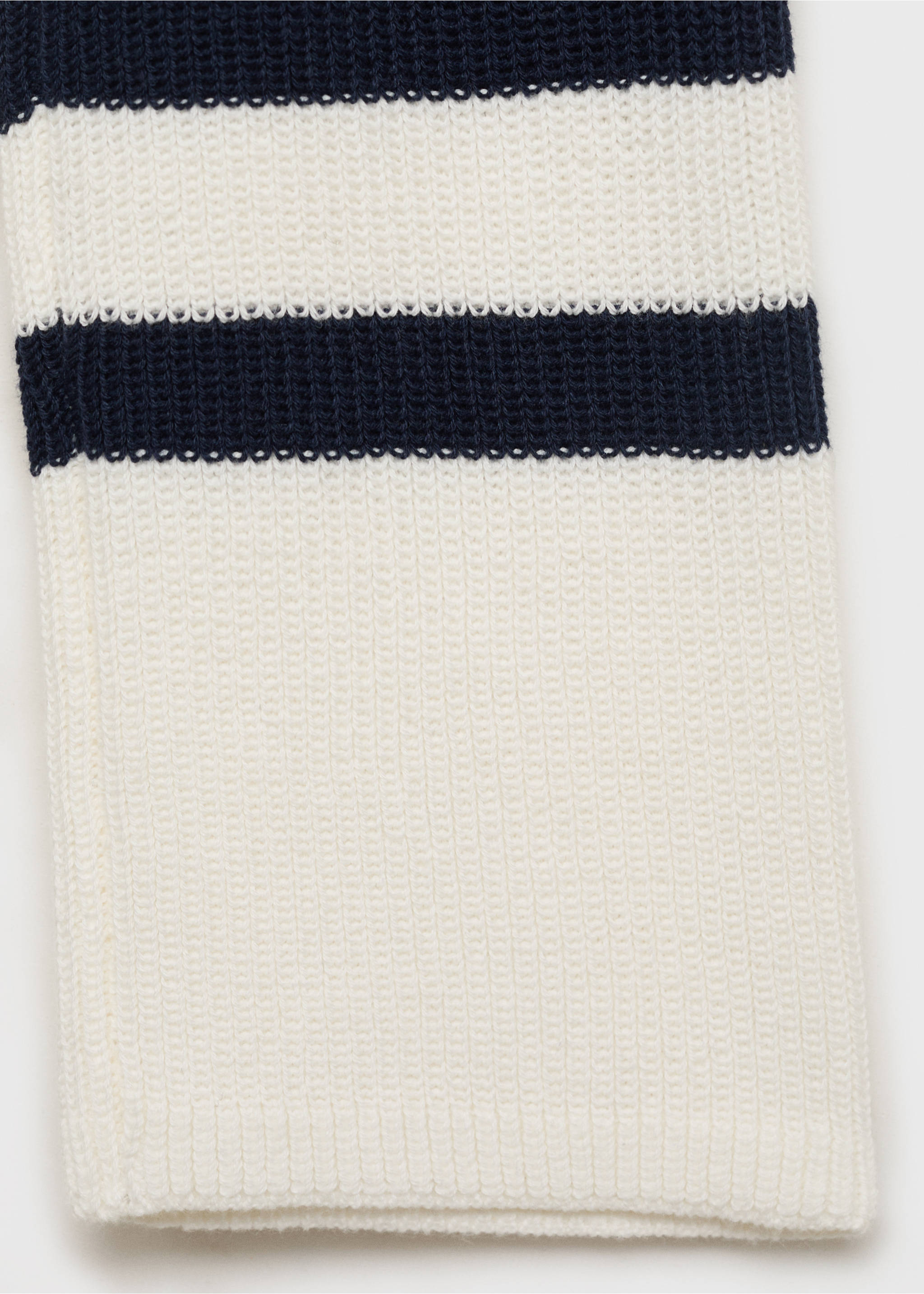 Knit striped sweater - Details of the article 0, Off White. Ref: 17013284-00.