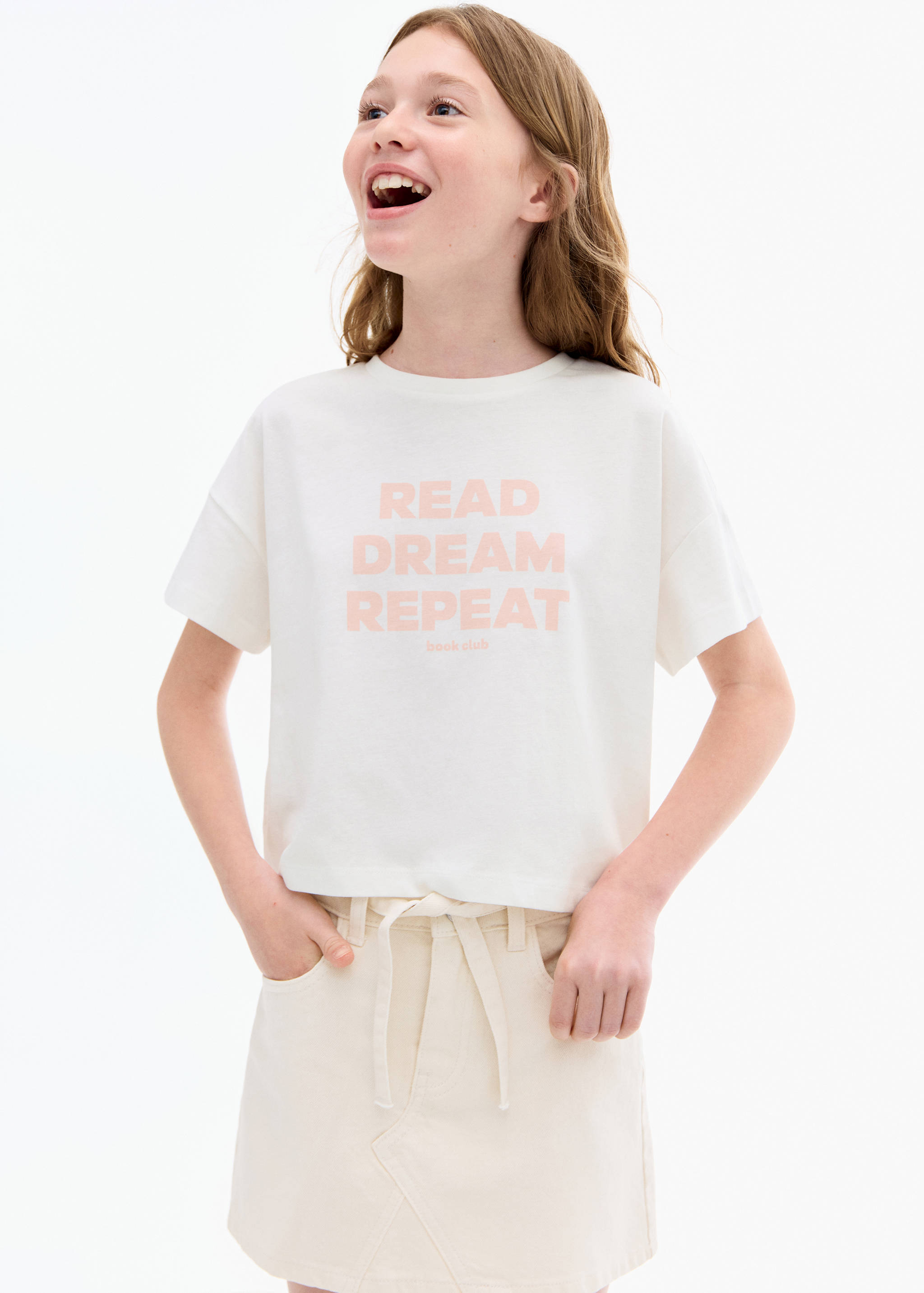 T-shirt imprimé manches courtes - Plan moyen