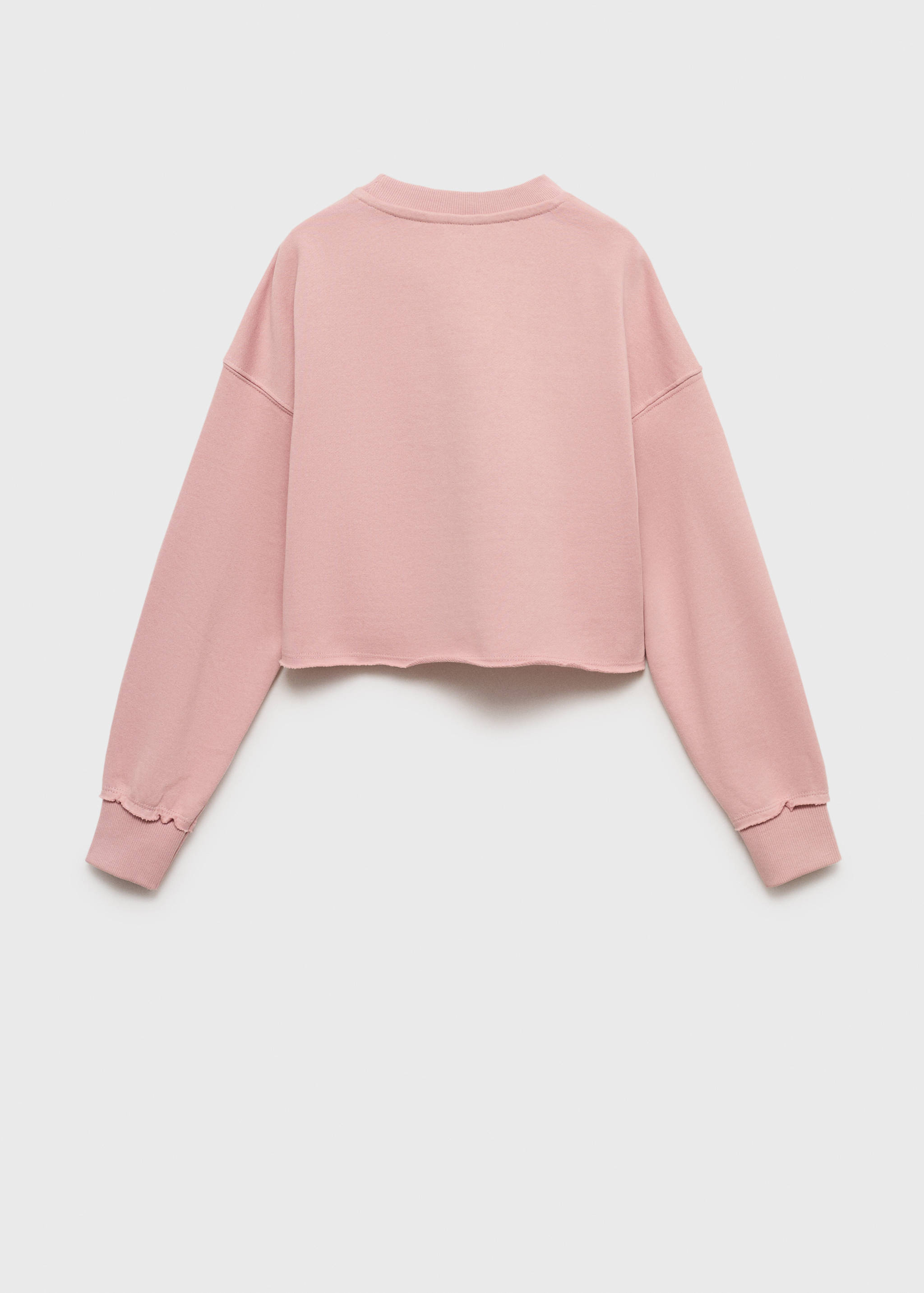 Sudadera mensaje estampado - Reverso del artículo