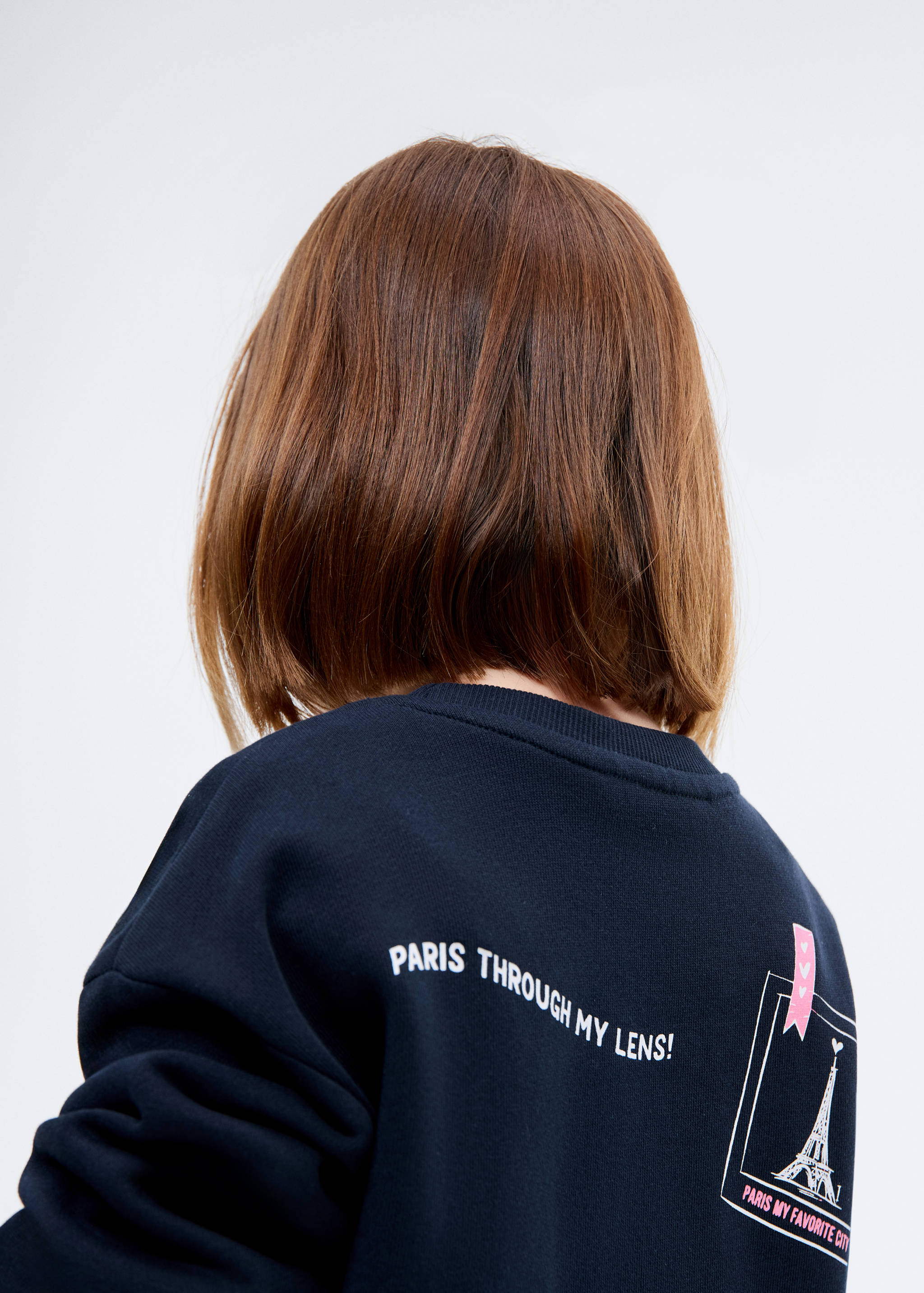 Embroidered drawing sweatshirt - Details of the article 1