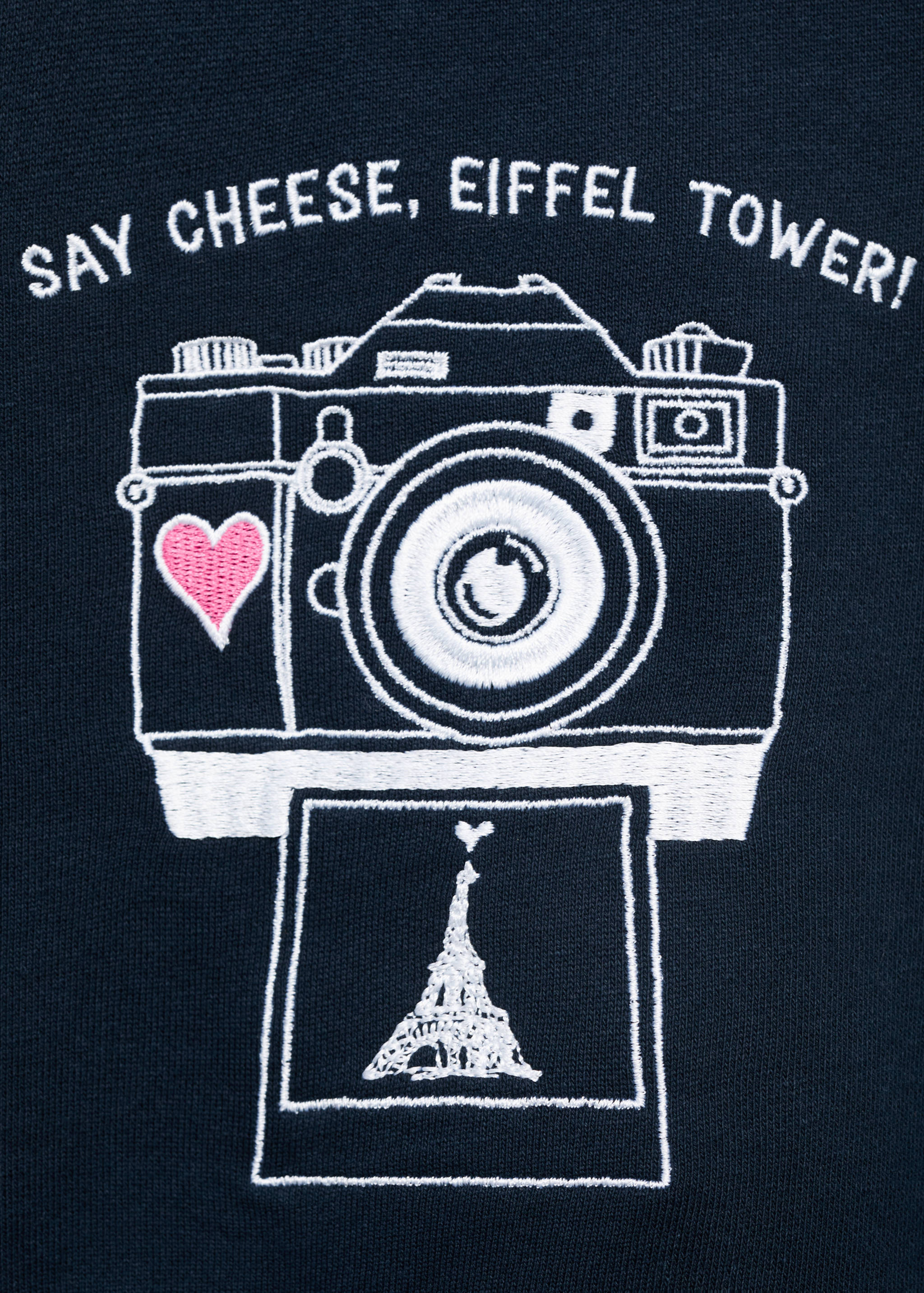 Embroidered drawing sweatshirt - Details of the article 8