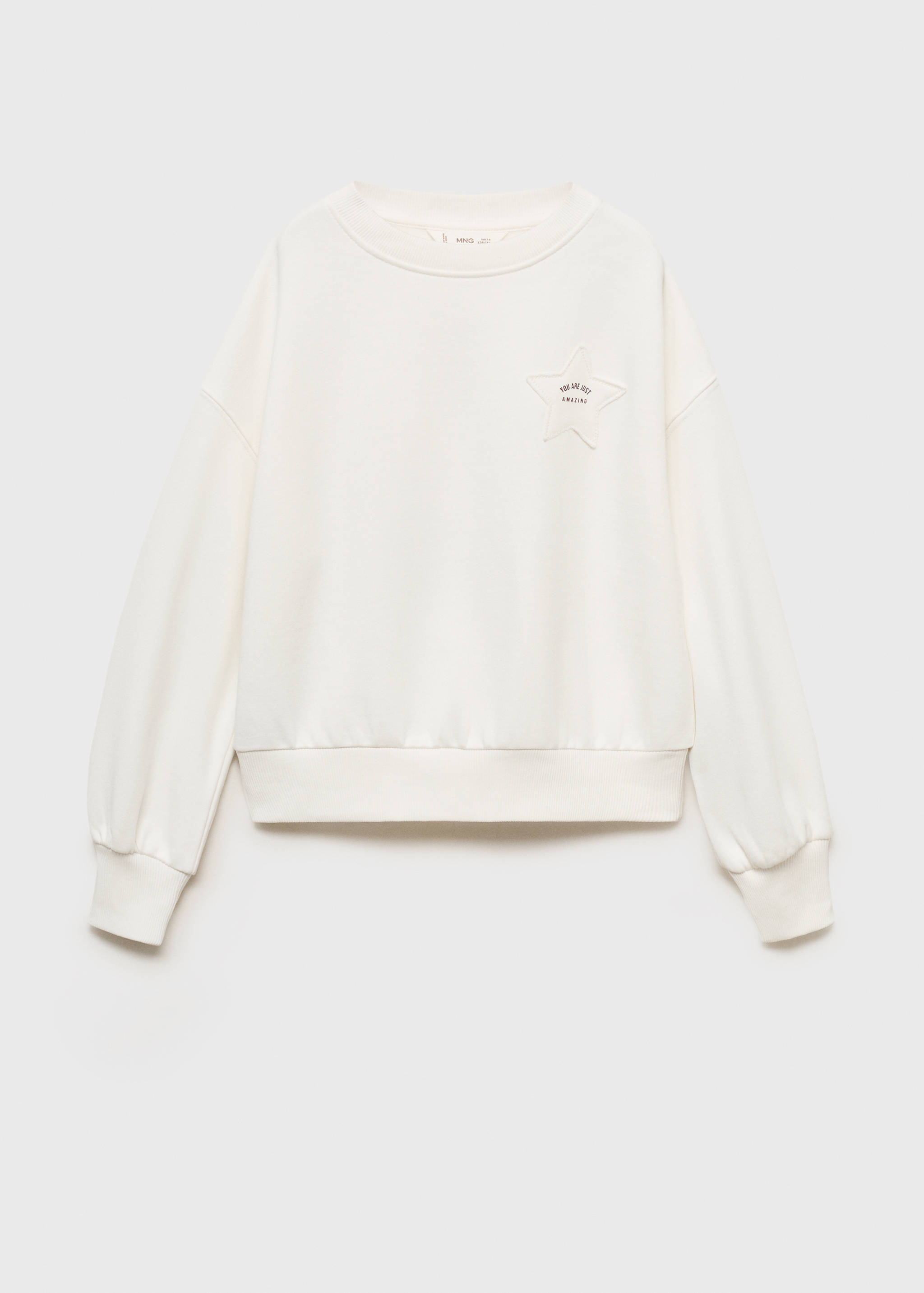 Sweatshirt mit  aufgesticktem Sternenmotiv - Artikel ohne Model